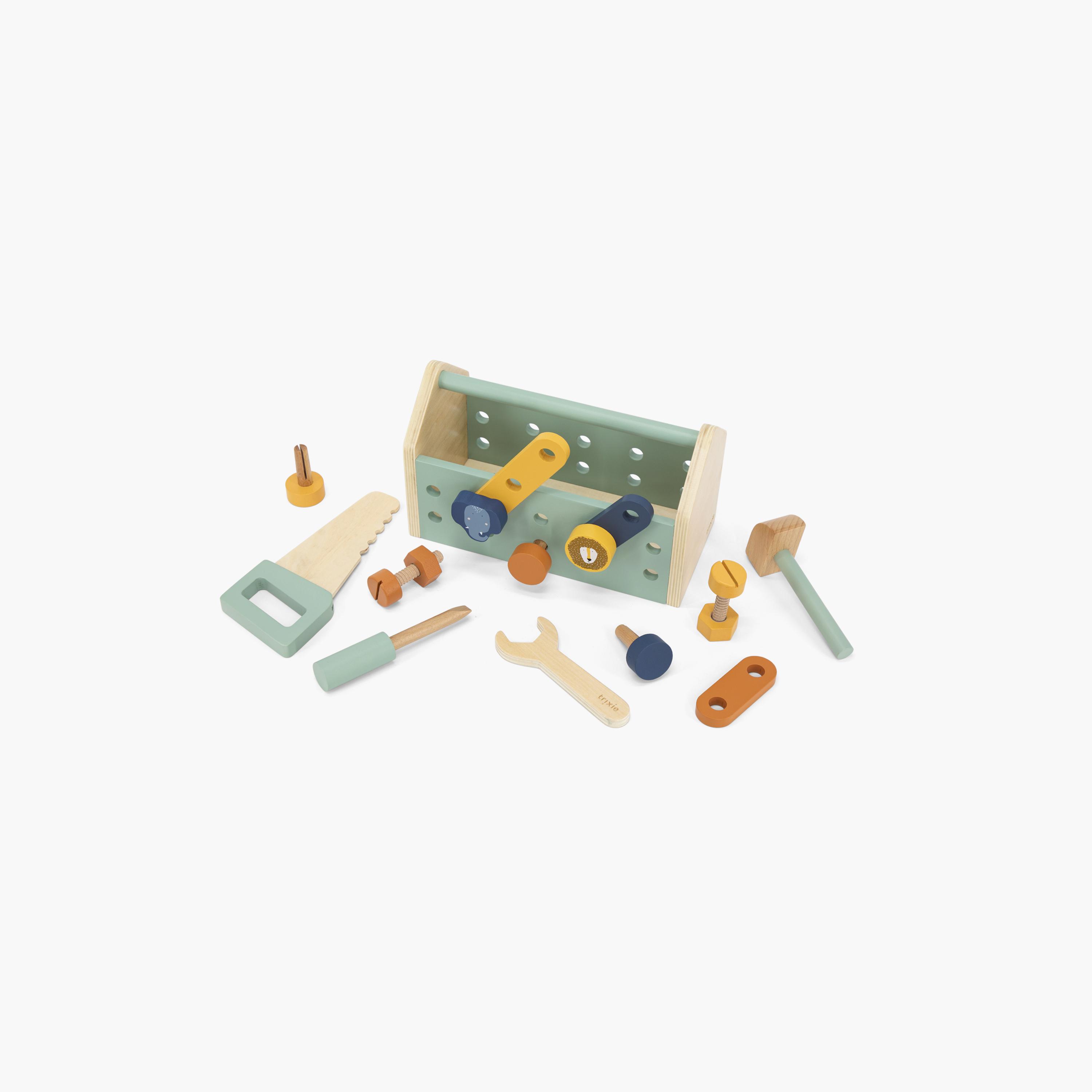 مجموعة صندوق أدوات خشبية لعبة من تريكسي-toys-roleplay-toolsandconstructionsets-image-2