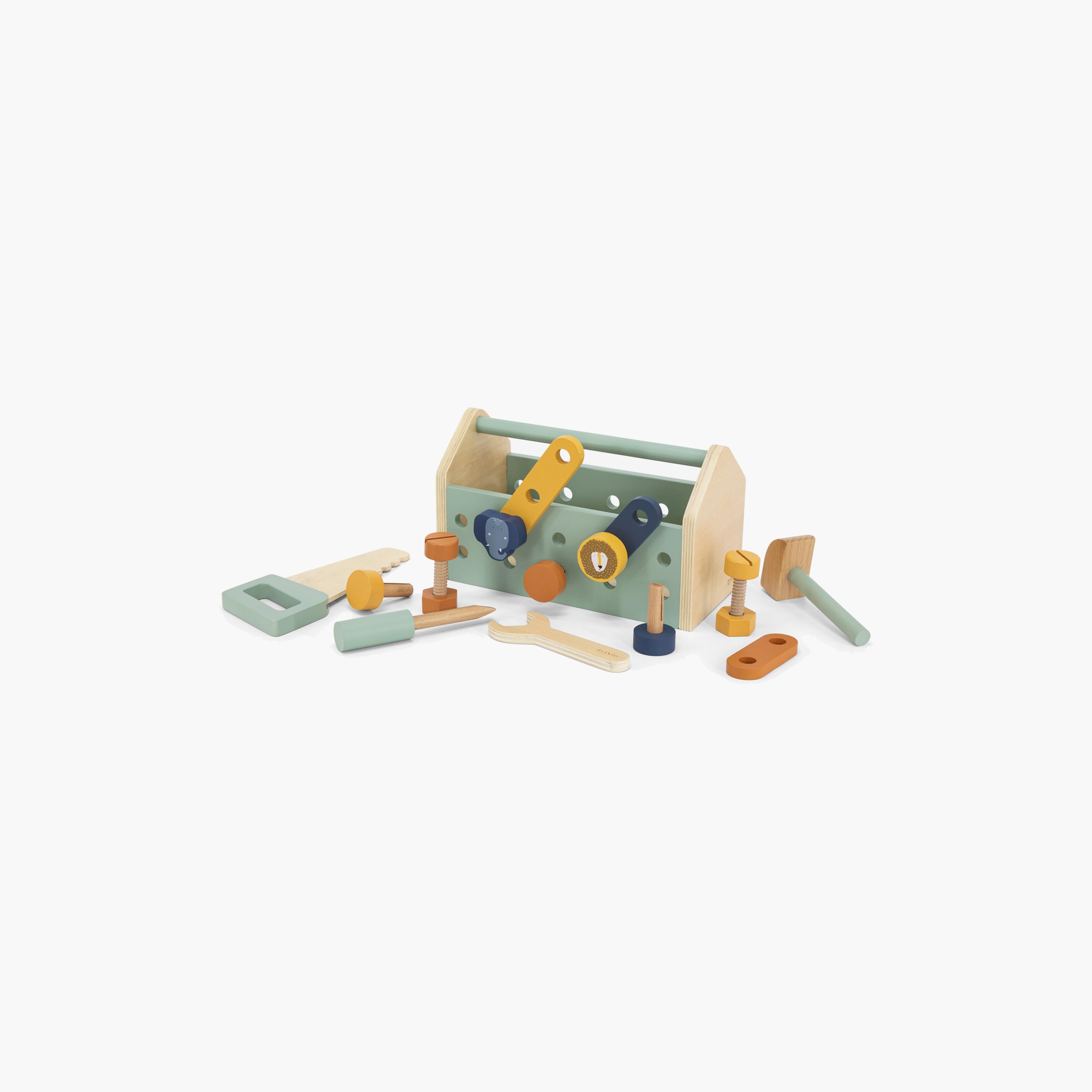 مجموعة صندوق أدوات خشبية لعبة من تريكسي-toys-roleplay-toolsandconstructionsets-image-4