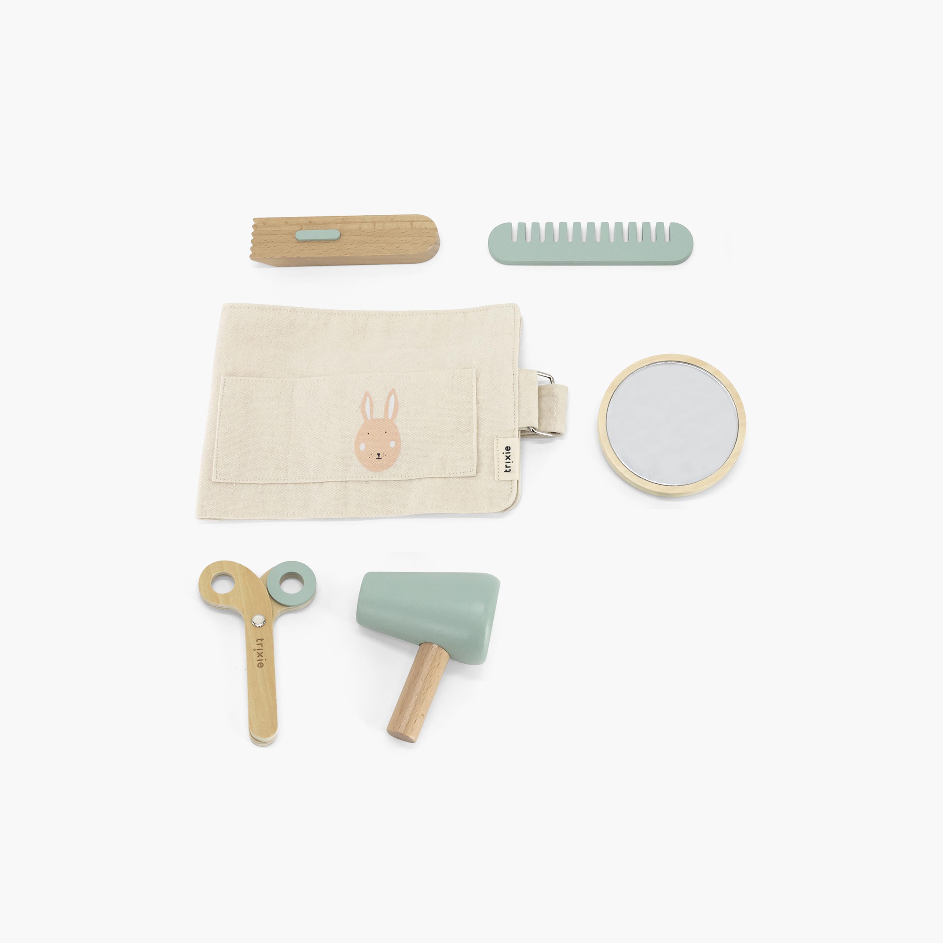 مجموعة أدوات تصفيف الشعر الخشبية لعبة من تريكسي-toys-roleplay-makeupandcosmeticsets-image-1