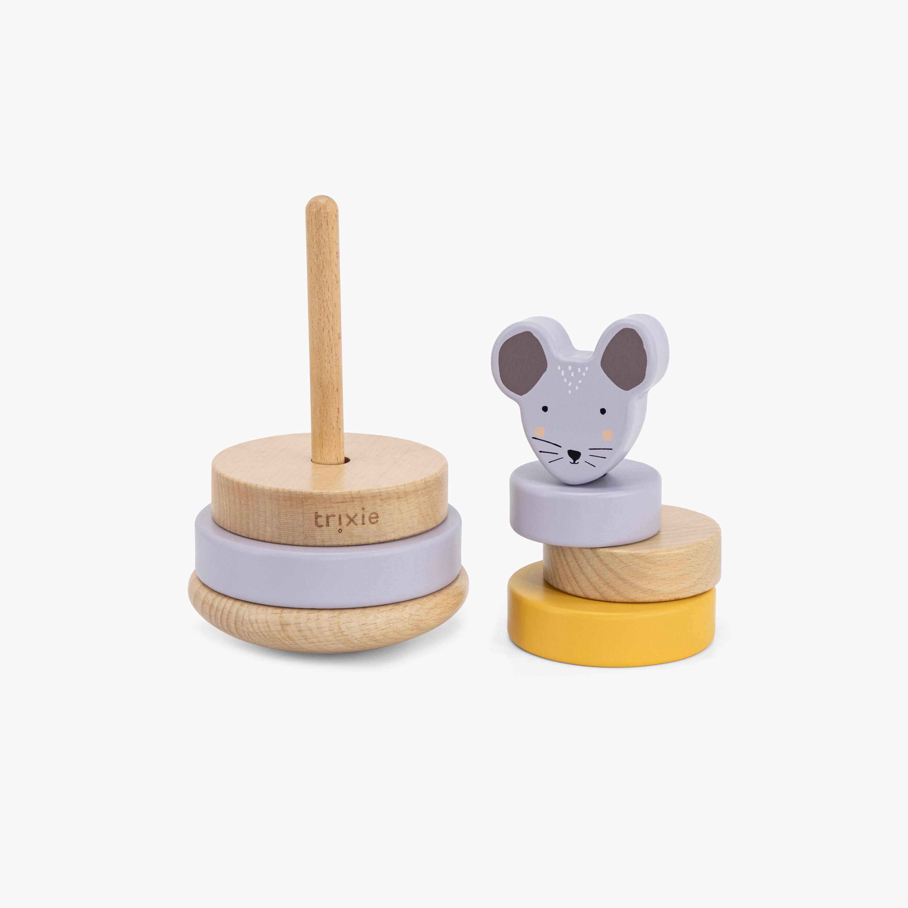 Trixie Mrs. Mouse Wooden Stacking Toy Set-toys-babyandtoddlertoys-stackingandnestingtoys-image-3