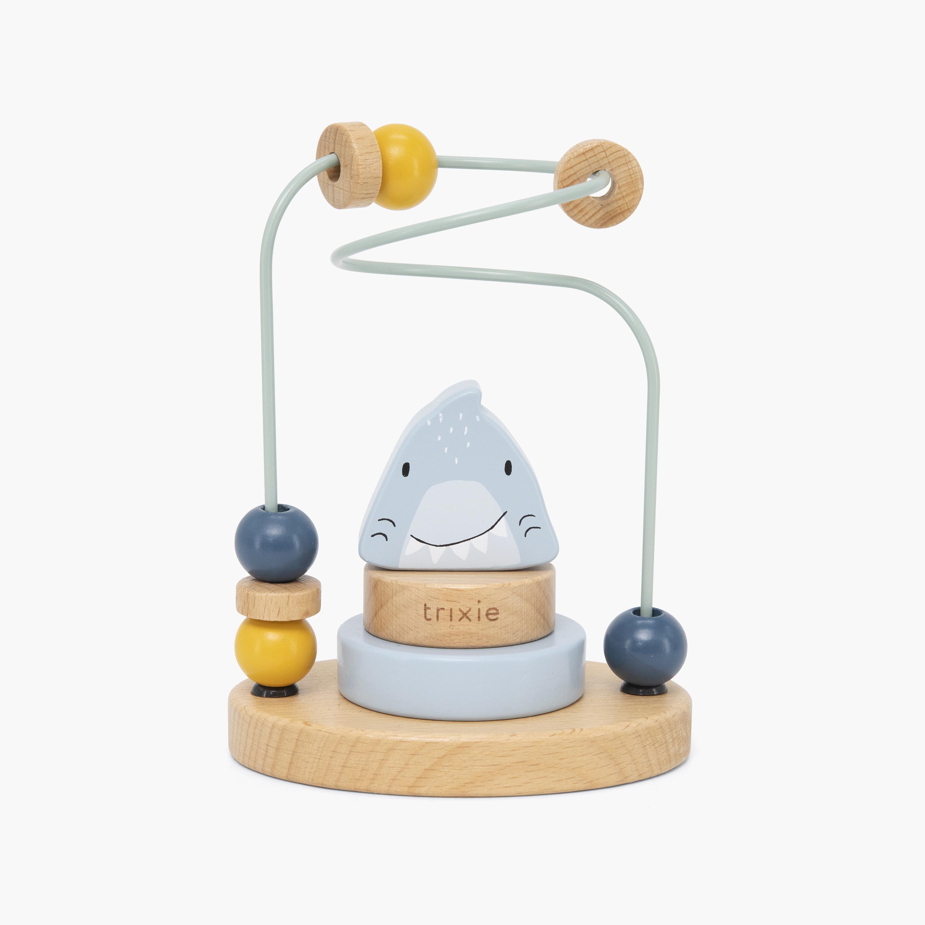 Trixie Mr. Shark Wooden Beads Maze Set-toys-babyandtoddlertoys-learningtoys-image-1