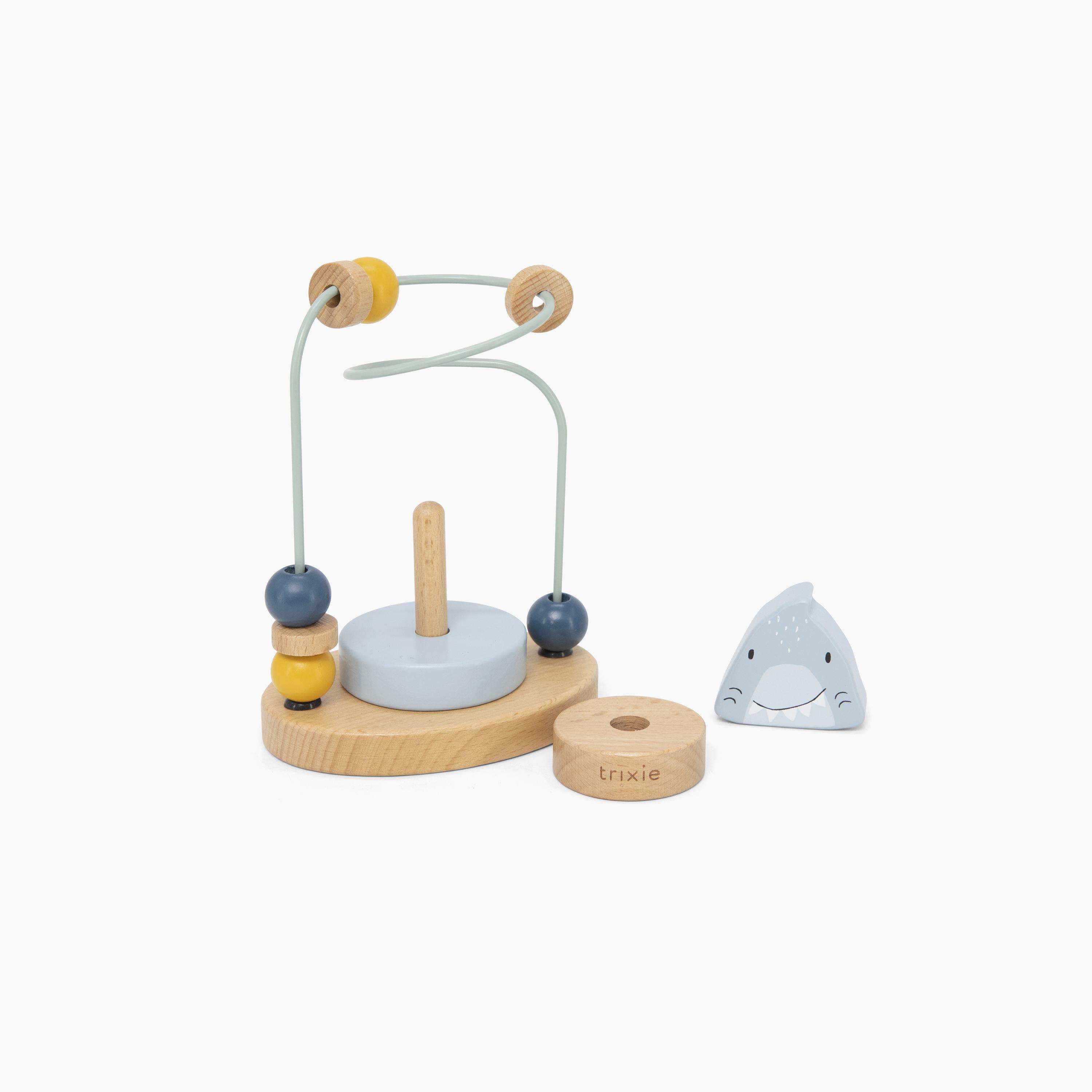 Trixie Mr. Shark Wooden Beads Maze Set-toys-babyandtoddlertoys-learningtoys-image-2
