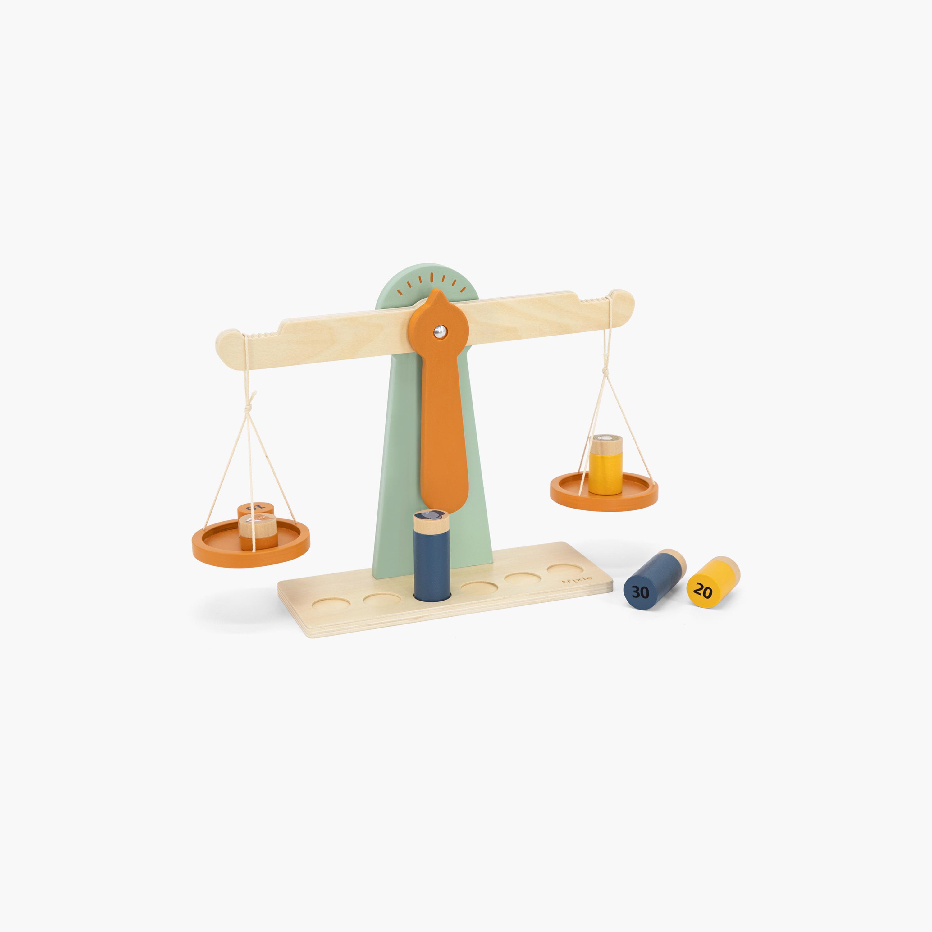 Trixie Wooden Weight Scale with 6 Weights-toys-babyandtoddlertoys-learningtoys-image-2