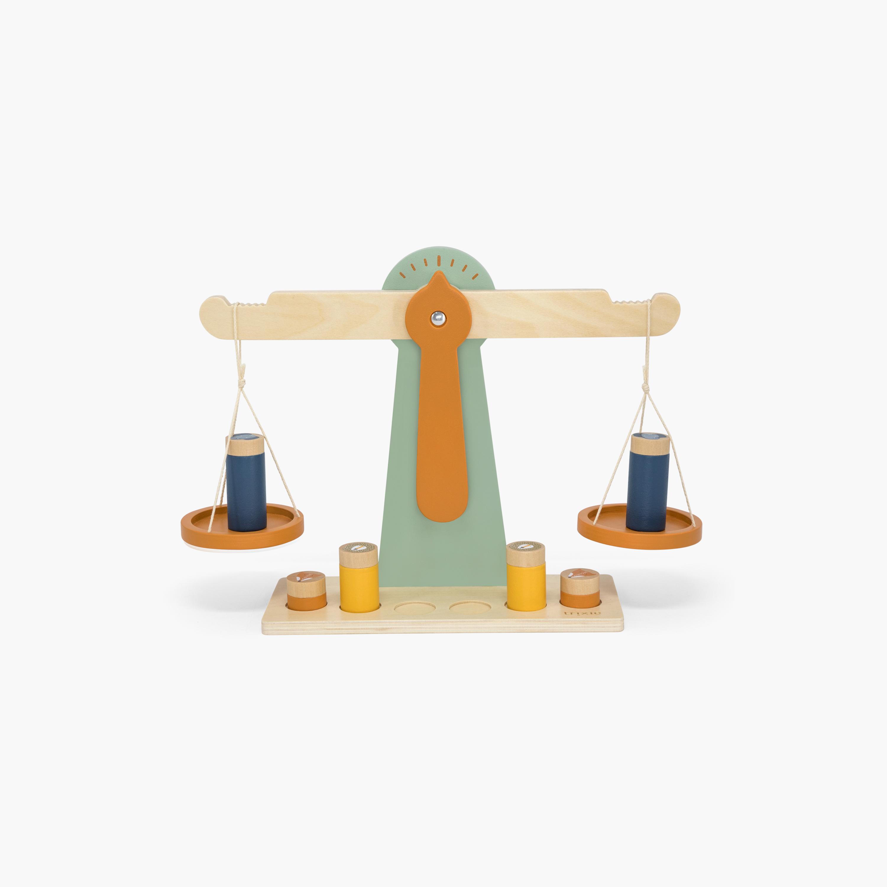 Trixie Wooden Weight Scale with 6 Weights-toys-babyandtoddlertoys-learningtoys-image-3