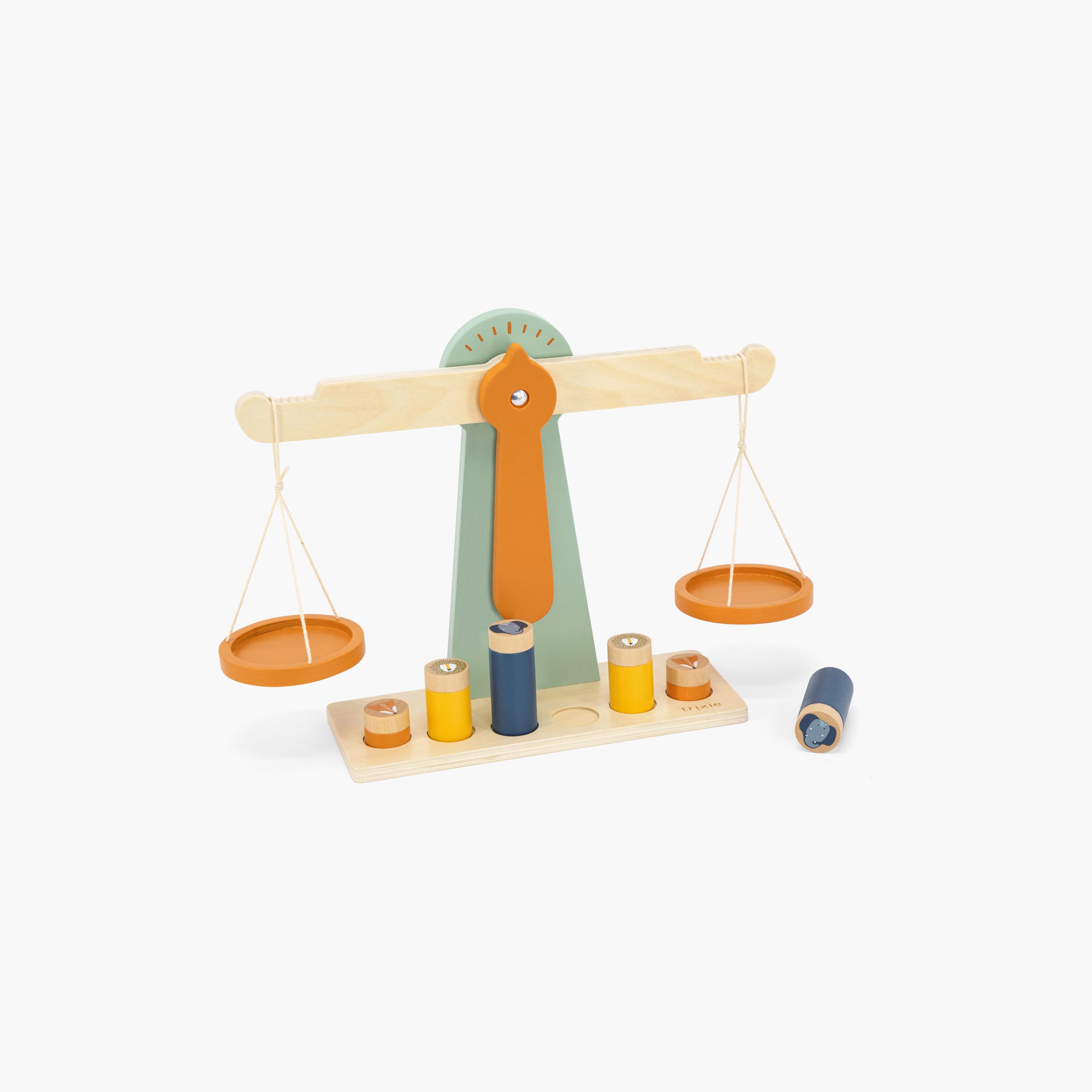 Trixie Wooden Weight Scale with 6 Weights-toys-babyandtoddlertoys-learningtoys-image-4