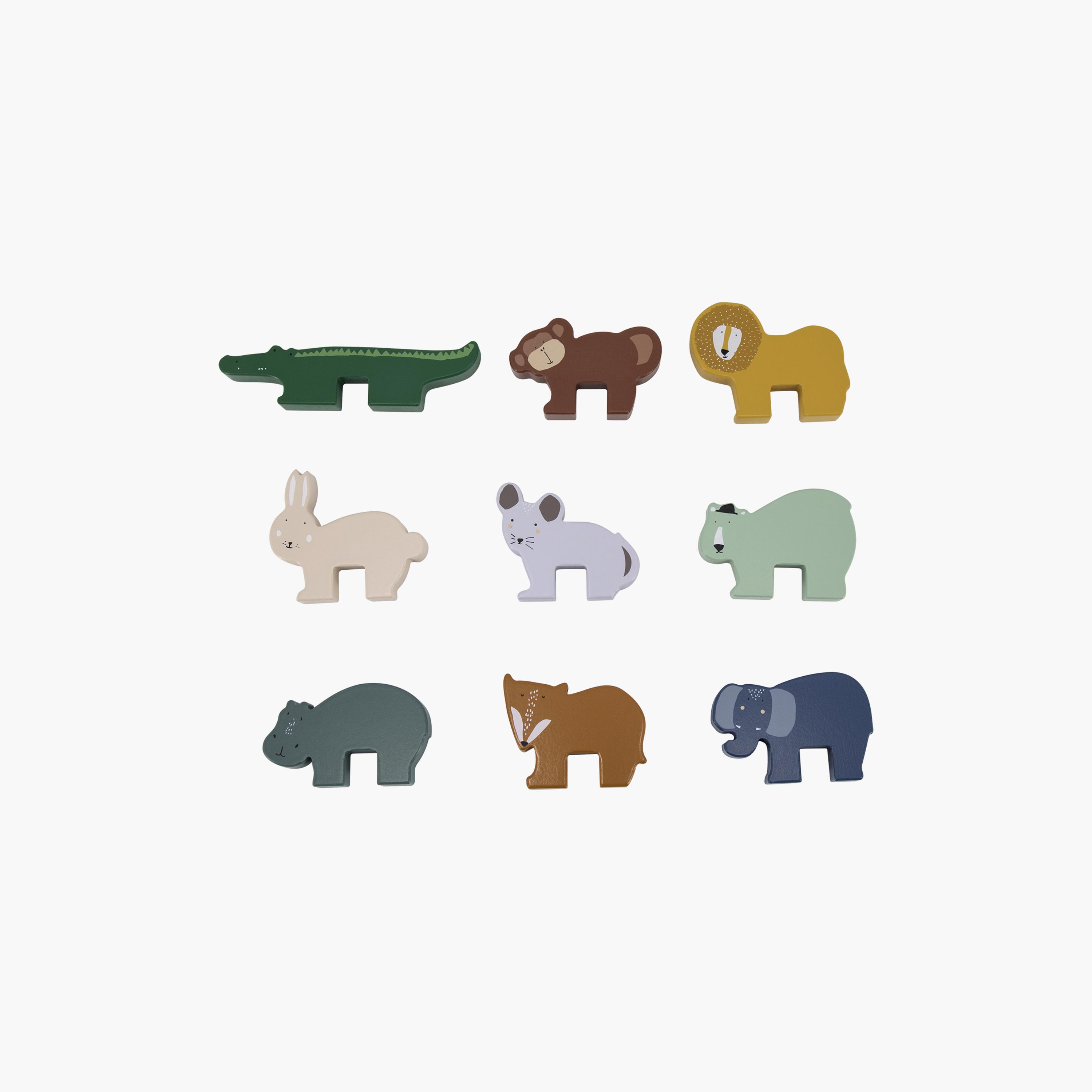 مجموعة لعبة توازن وتكديس الحيوانات الخشبية من تريكسي-toys-babyandtoddlertoys-stackingandnestingtoys-image-2