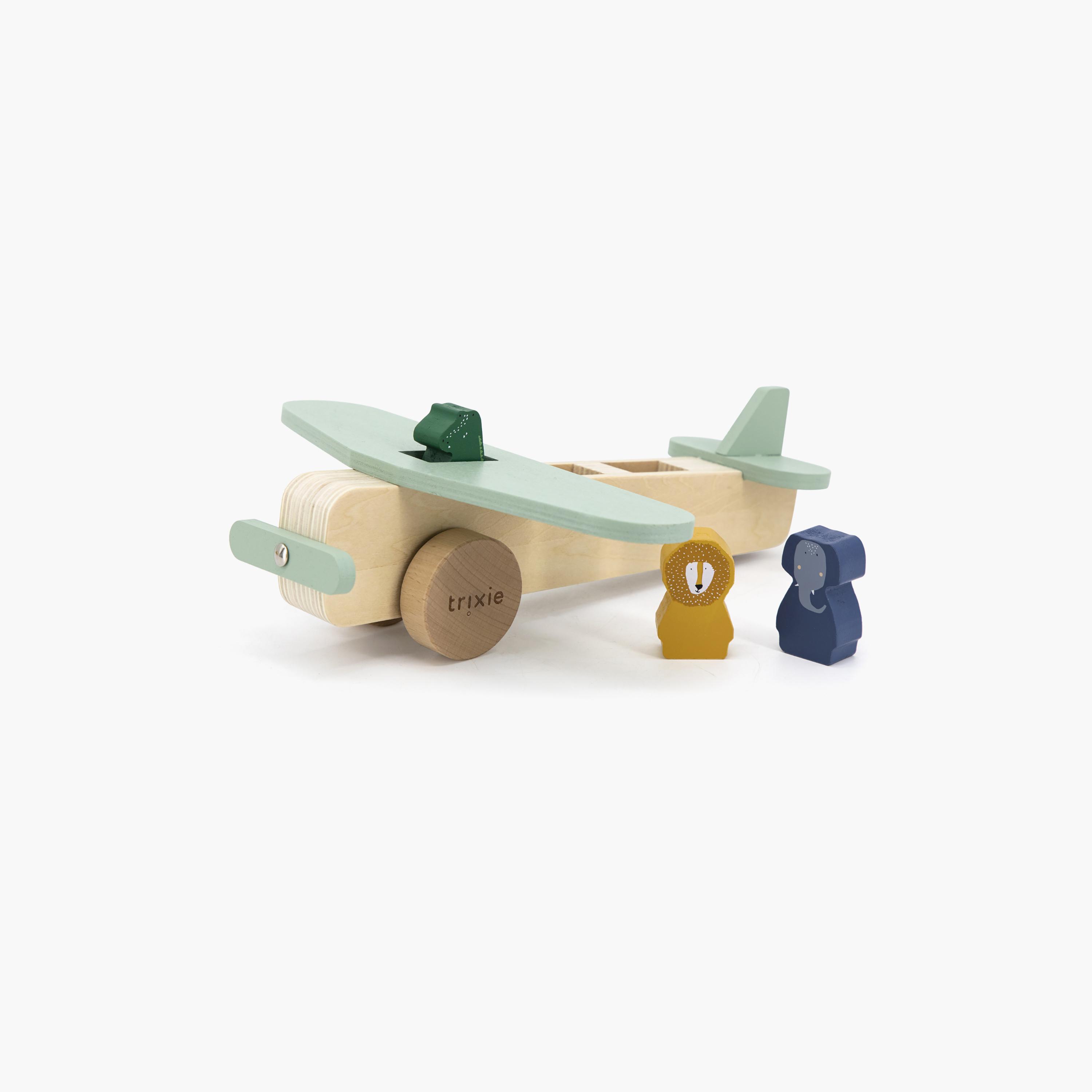 Trixie Wooden Animal Airplane Set-toys-babyandtoddlertoys-learningtoys-image-1