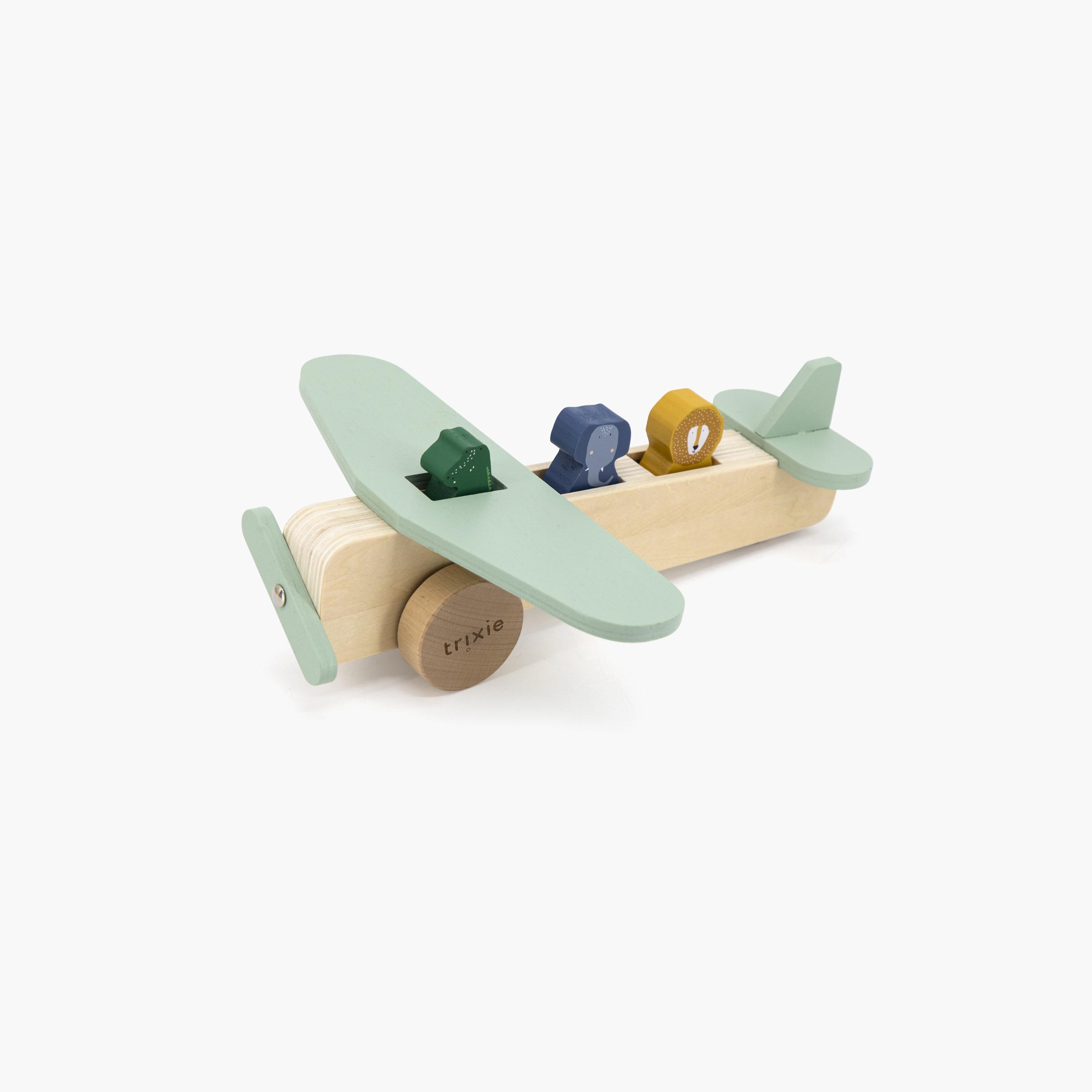 Trixie Wooden Animal Airplane Set-toys-babyandtoddlertoys-learningtoys-image-2