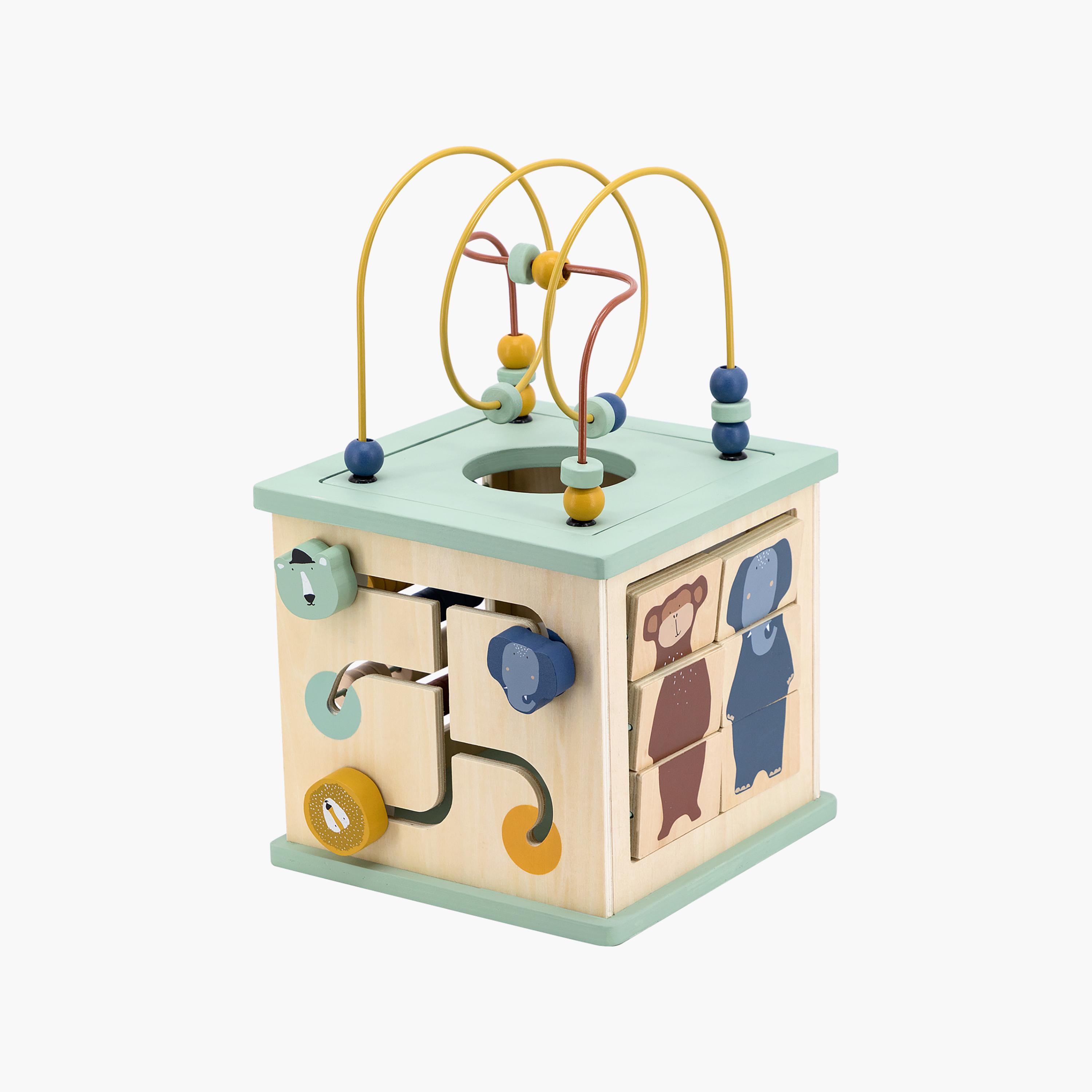 Trixie 5-In-1 Wooden Activity Cube-toys-babyandtoddlertoys-learningtoys-image-1