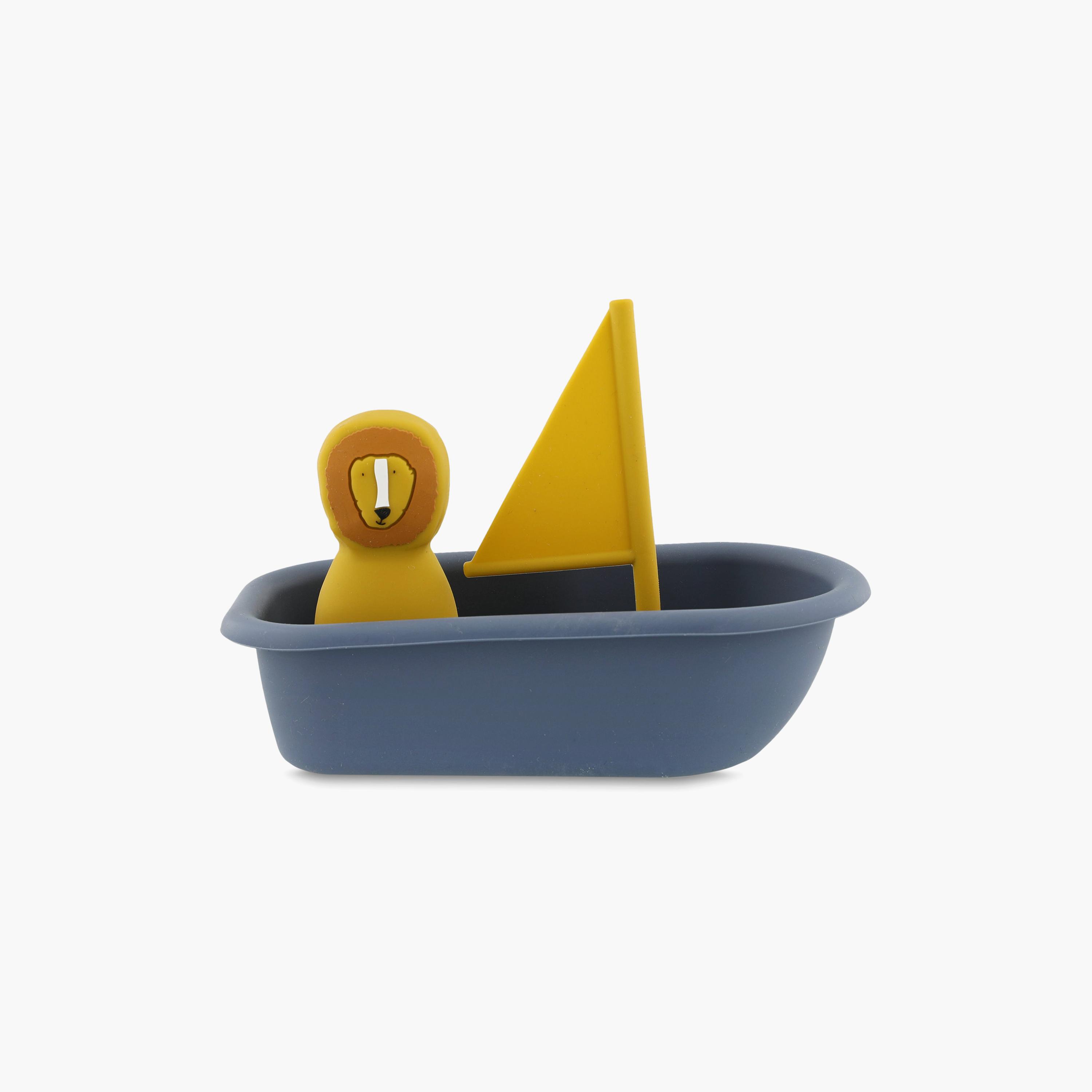 Trixie 3-Piece Mr. Lion Sailboat Bath Toy-toys-babyandtoddlertoys-bathtoys-image-2