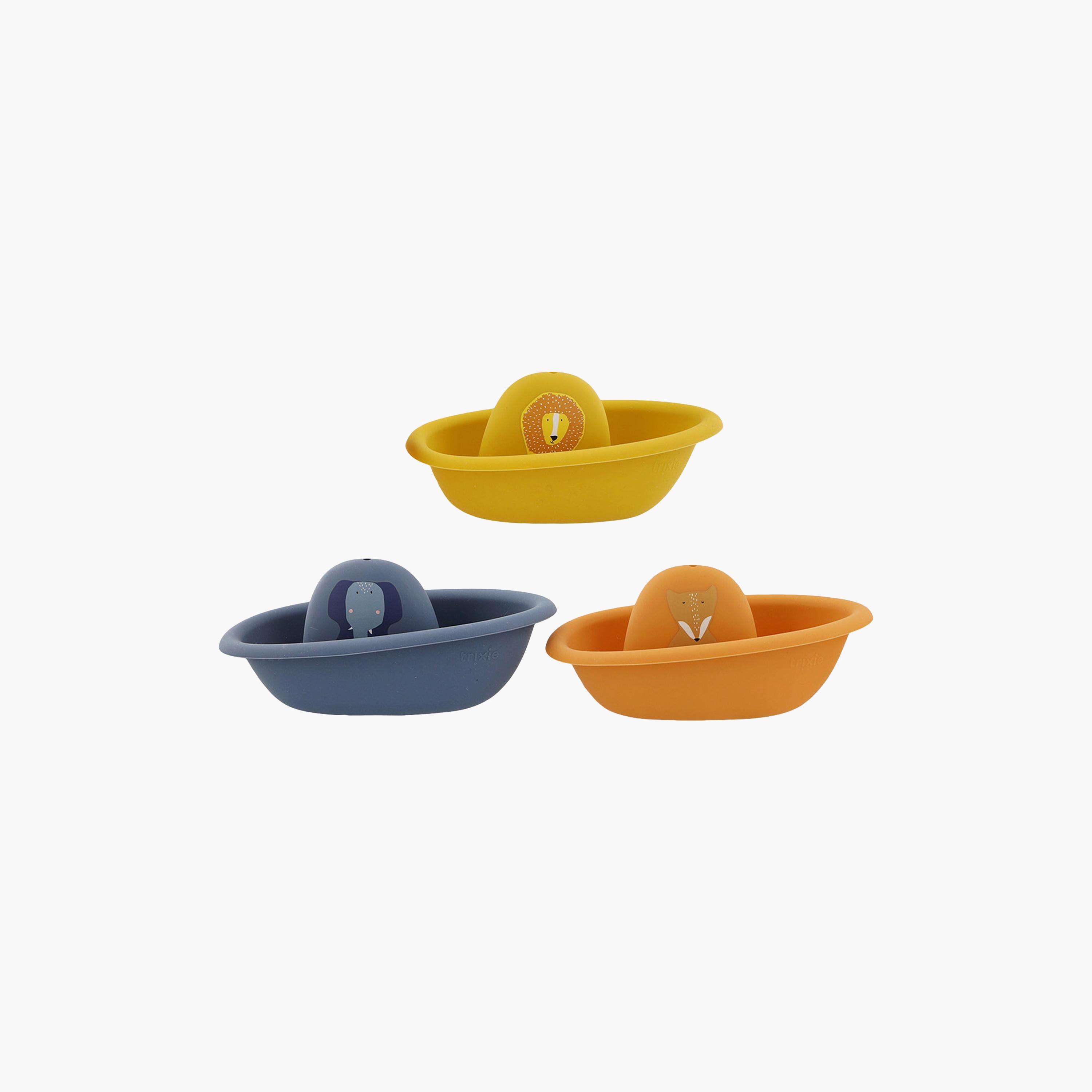 Trixie 3-Piece Stackable Boats Bath Toy-toys-babyandtoddlertoys-bathtoys-image-1