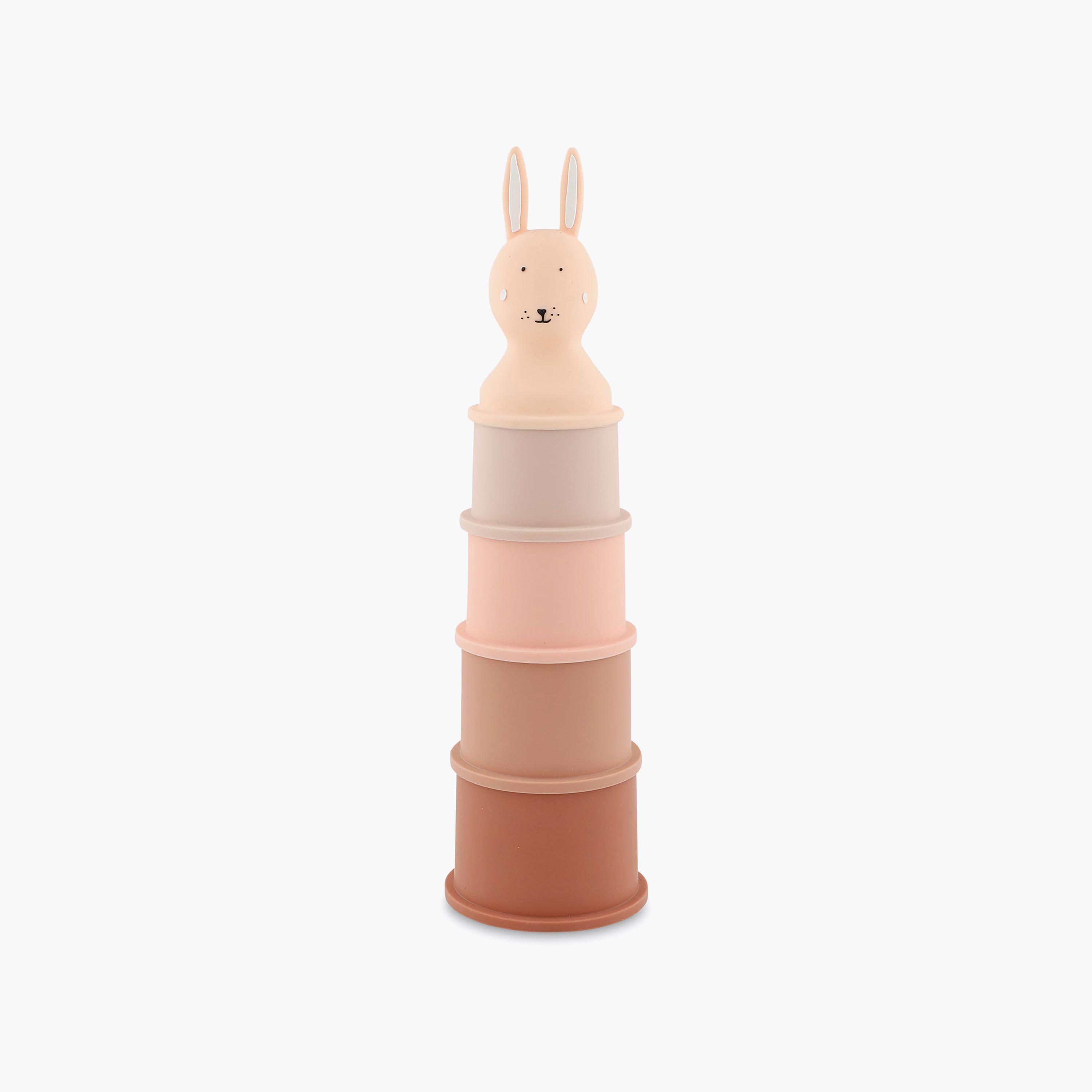 Trixie 5-Piece Mrs. Rabbit Stacking Cup-baby-feeding-mealtimeessentials-image-1