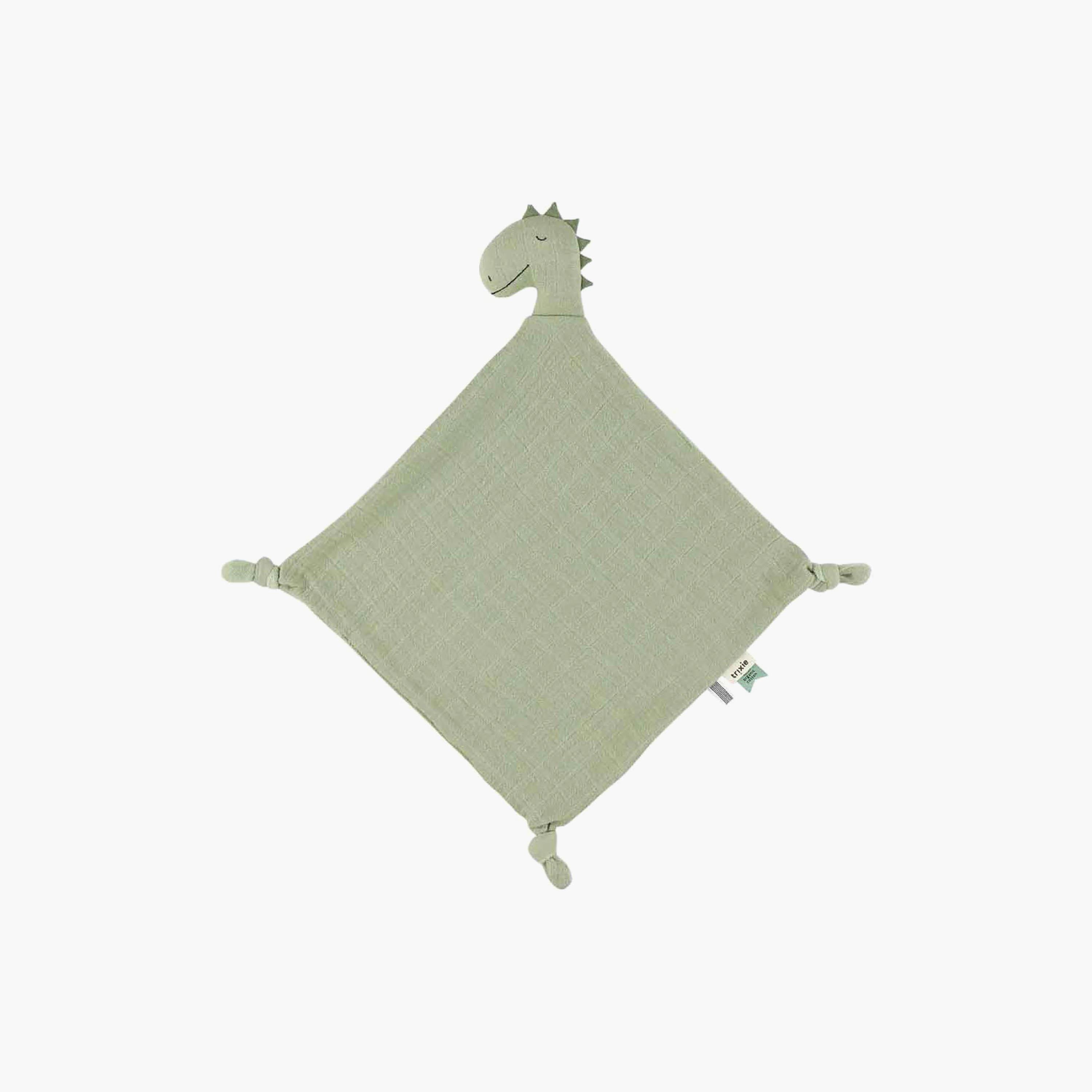 دمية بطانية تعزية ناعمة للرضع قطن عضوي برسومات مستر دينو من تريكسي-baby-nursery-babybedding-image-1