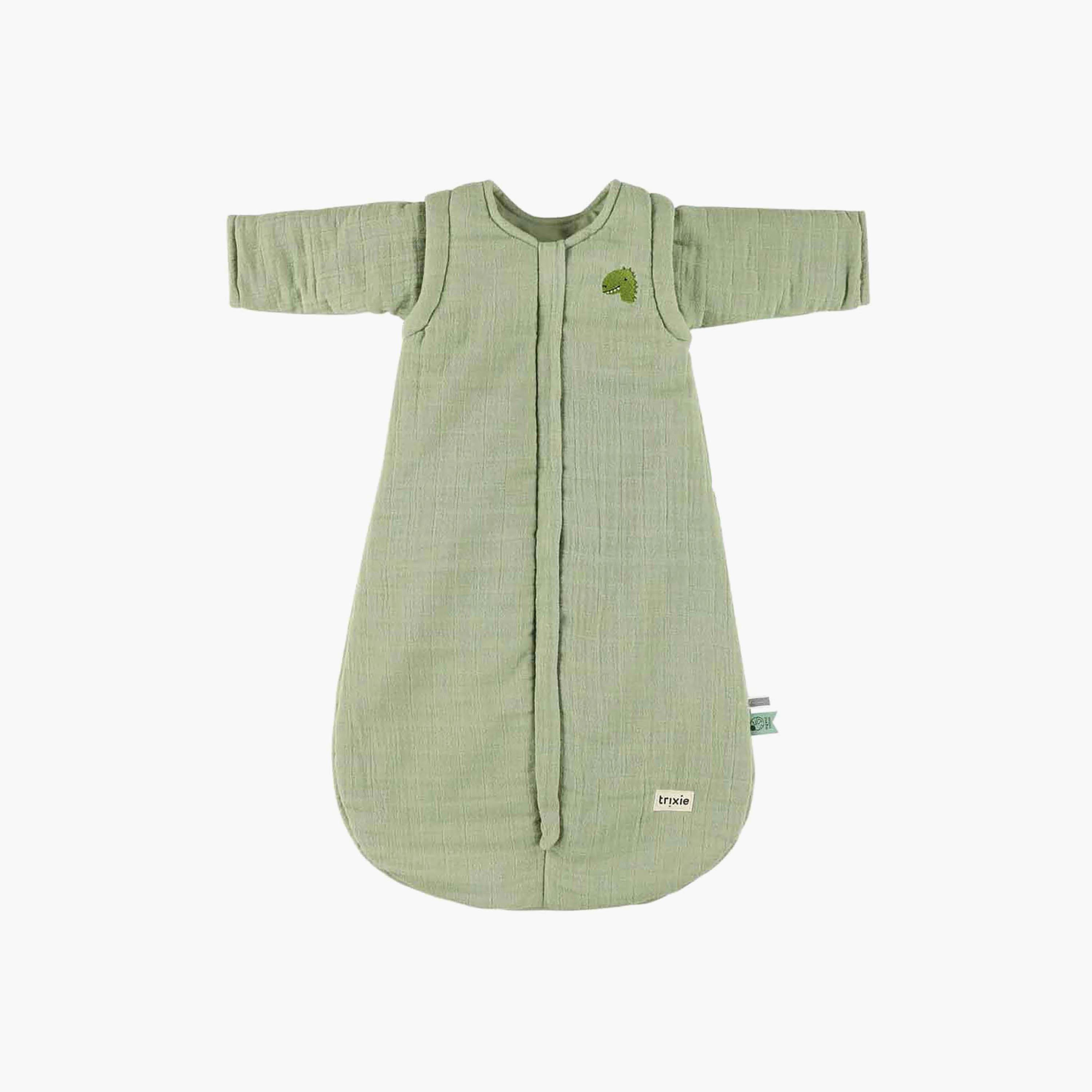 Trixie Mr. Dino Organic Cotton Sleeping Bag - Mild Season - 70 cm-baby-nursery-blanketsandswaddles-swaddlesandsleepingbags-image-1