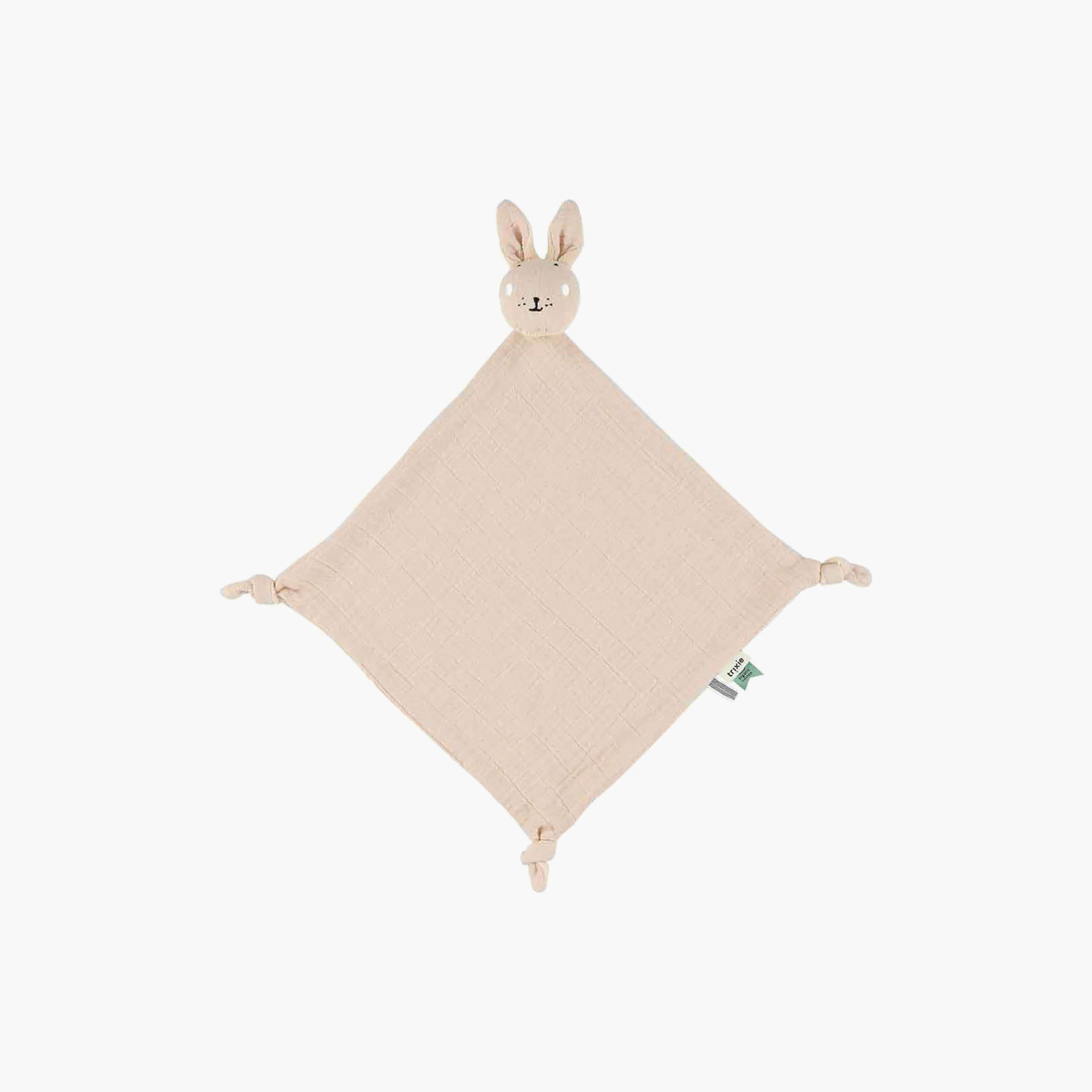 دمية بطانية تعزية ناعمة للرضع قطن عضوي برسومات مسز رابيت من تريكسي-baby-nursery-babybedding-image-1