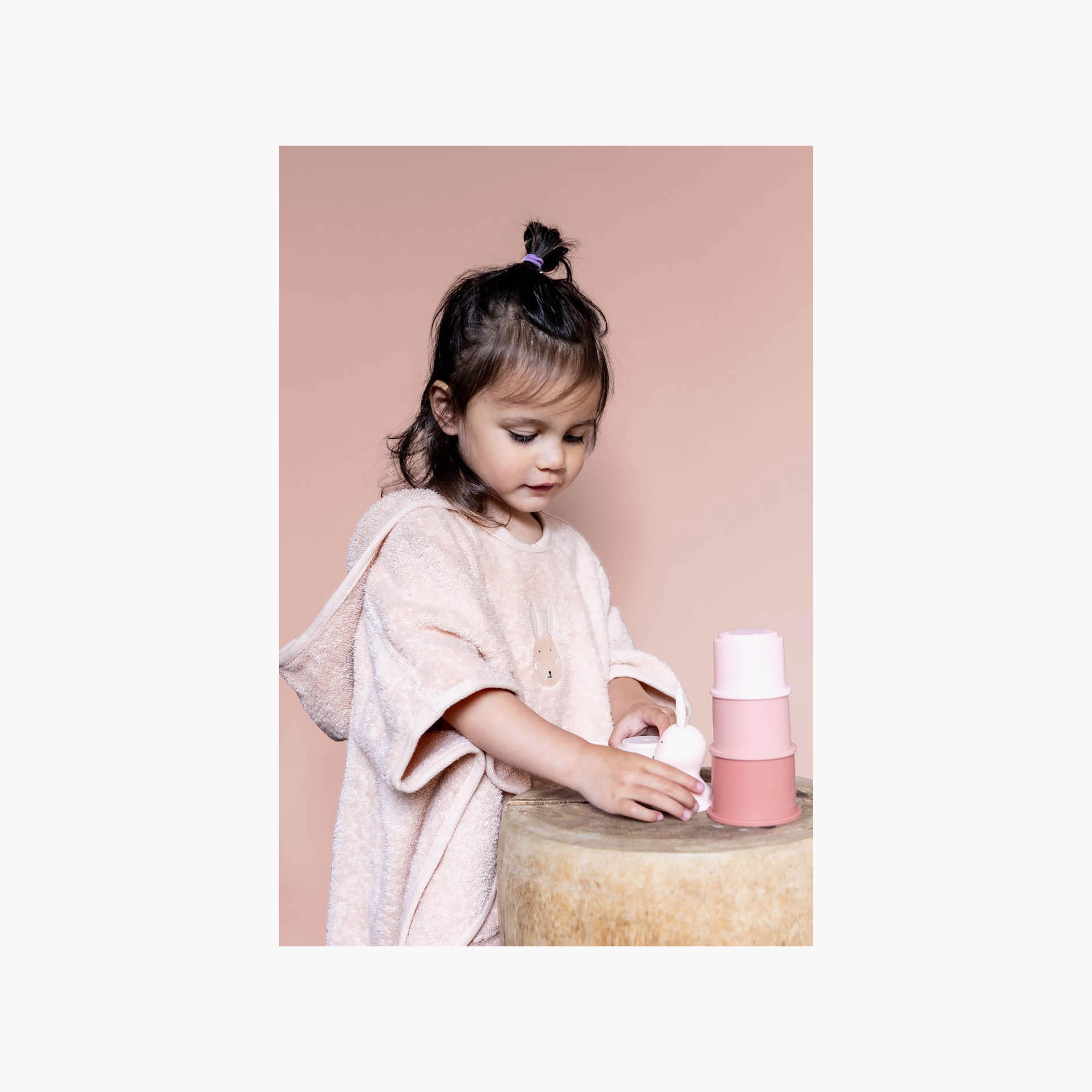 Trixie Aura Rabbit Organic Terry Poncho-baby-bathandcare-towels-image-3