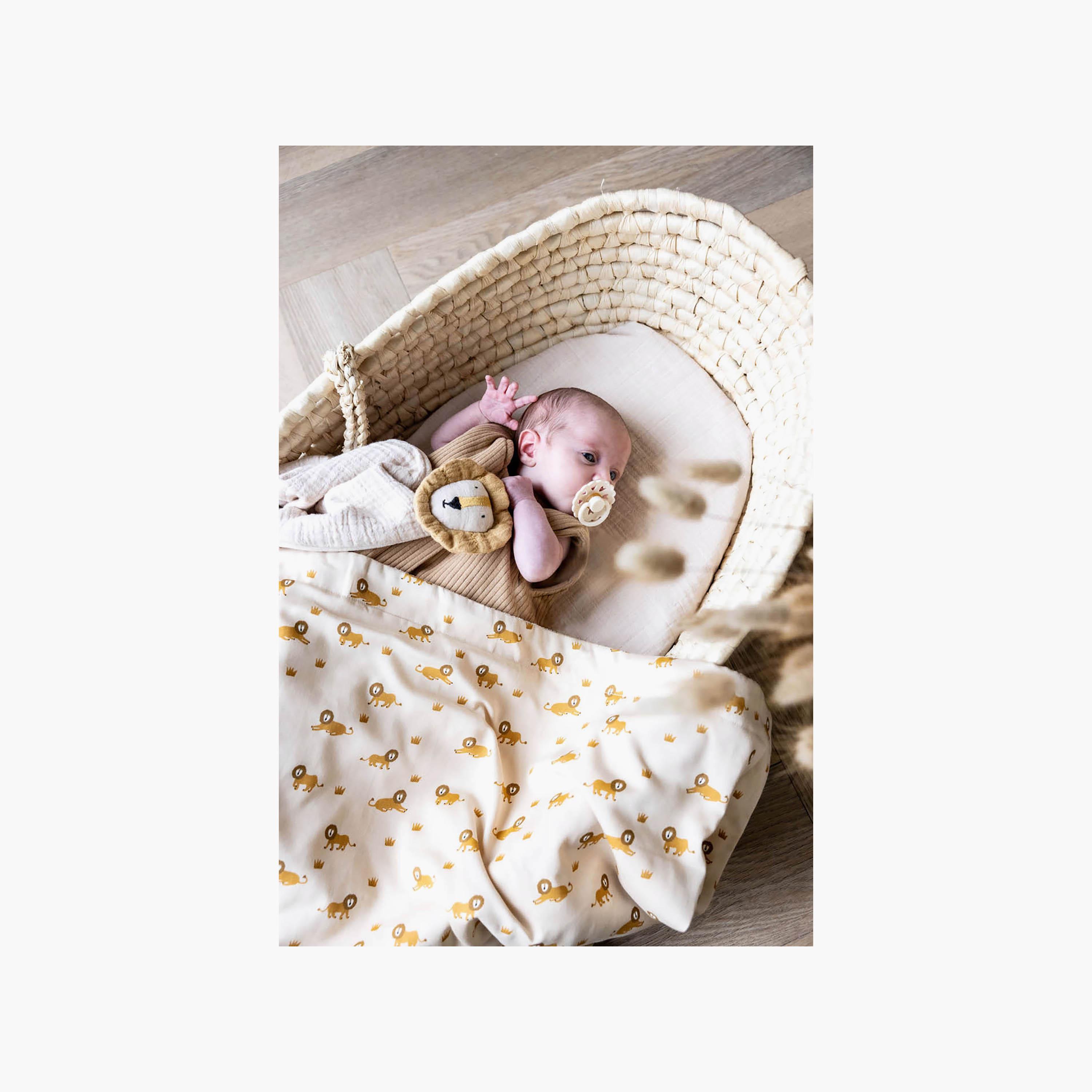 كيس نوم للأطفال قطن عضوي لطقس معتدل من تريكسي - 60 سم-baby-nursery-blanketsandswaddles-swaddlesandsleepingbags-image-5