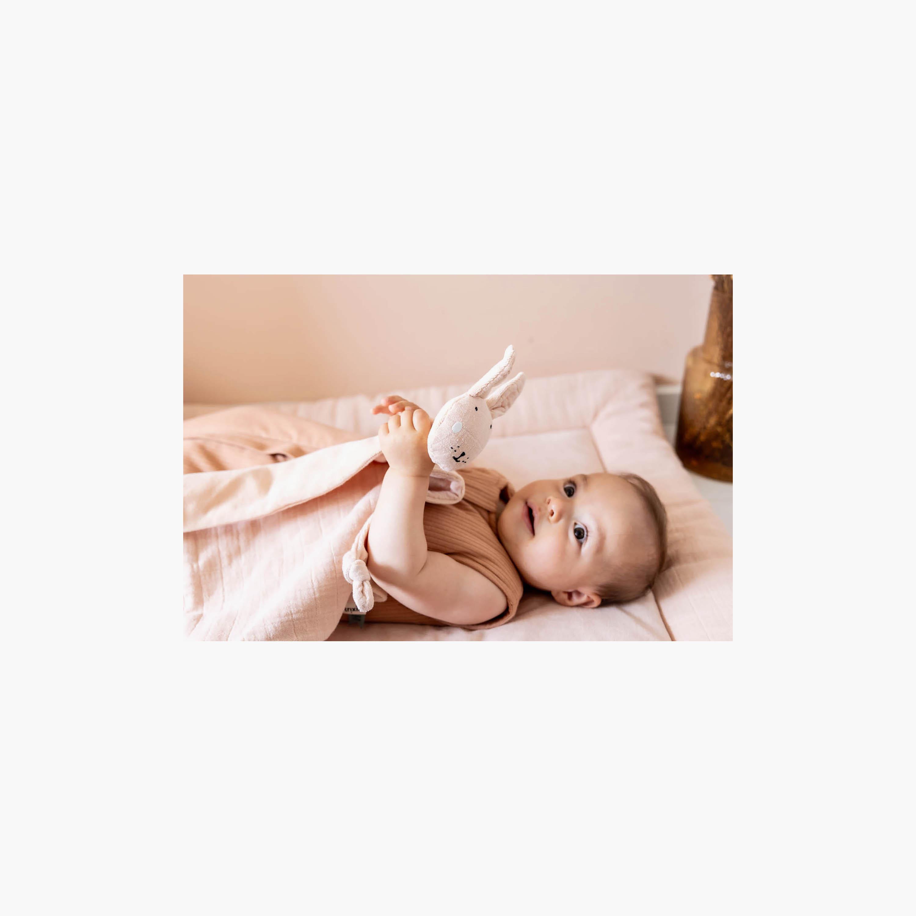 كيس نوم للأطفال قطن عضوي لطقس معتدل من تريكسي - 60 سم-baby-nursery-blanketsandswaddles-swaddlesandsleepingbags-image-5