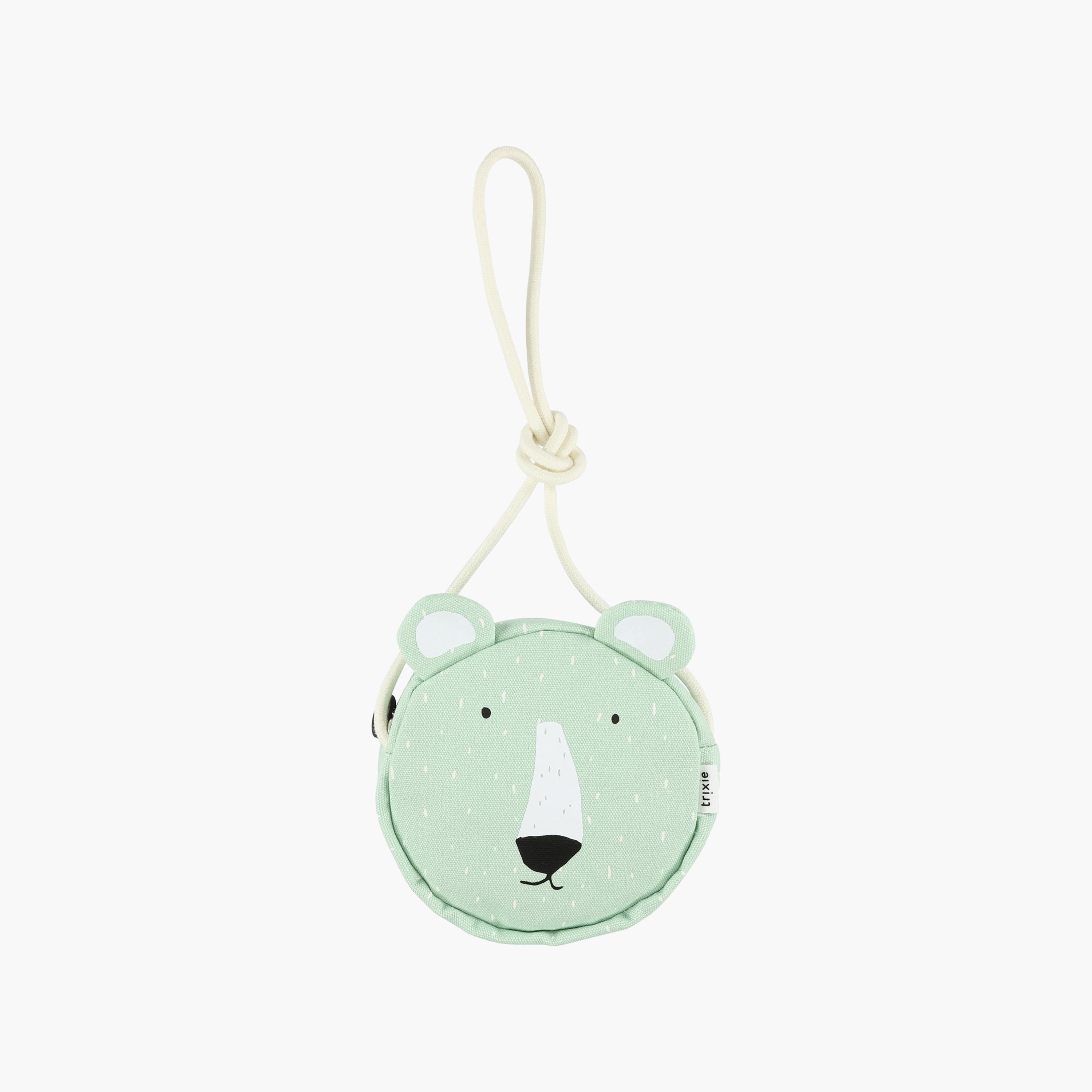 Trixie Mr. Polar Bear Round Purse for Girls 3-8 Yrs-girls-accessories-bags-image-1