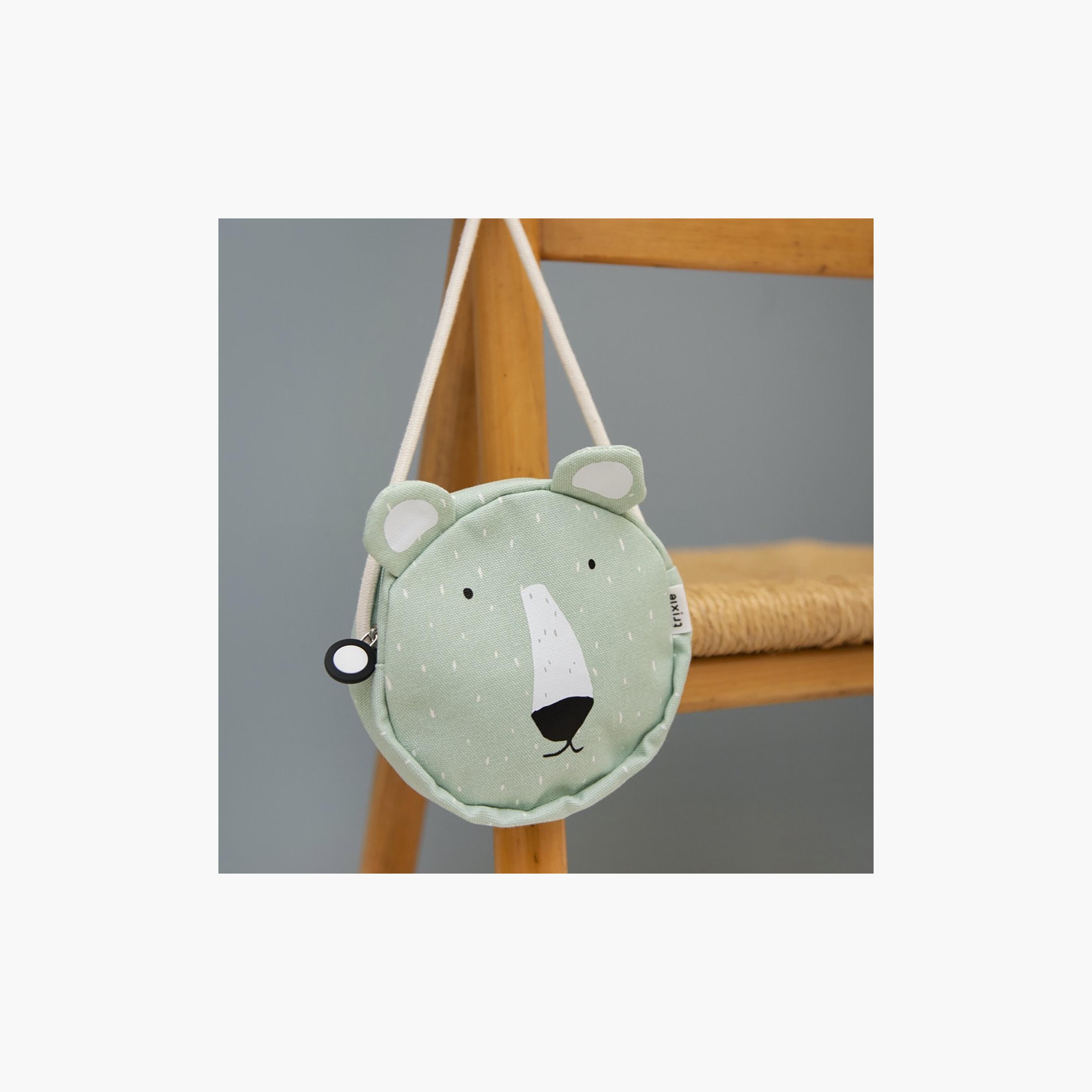 Trixie Mr. Polar Bear Round Purse for Girls 3-8 Yrs-girls-accessories-bags-image-3