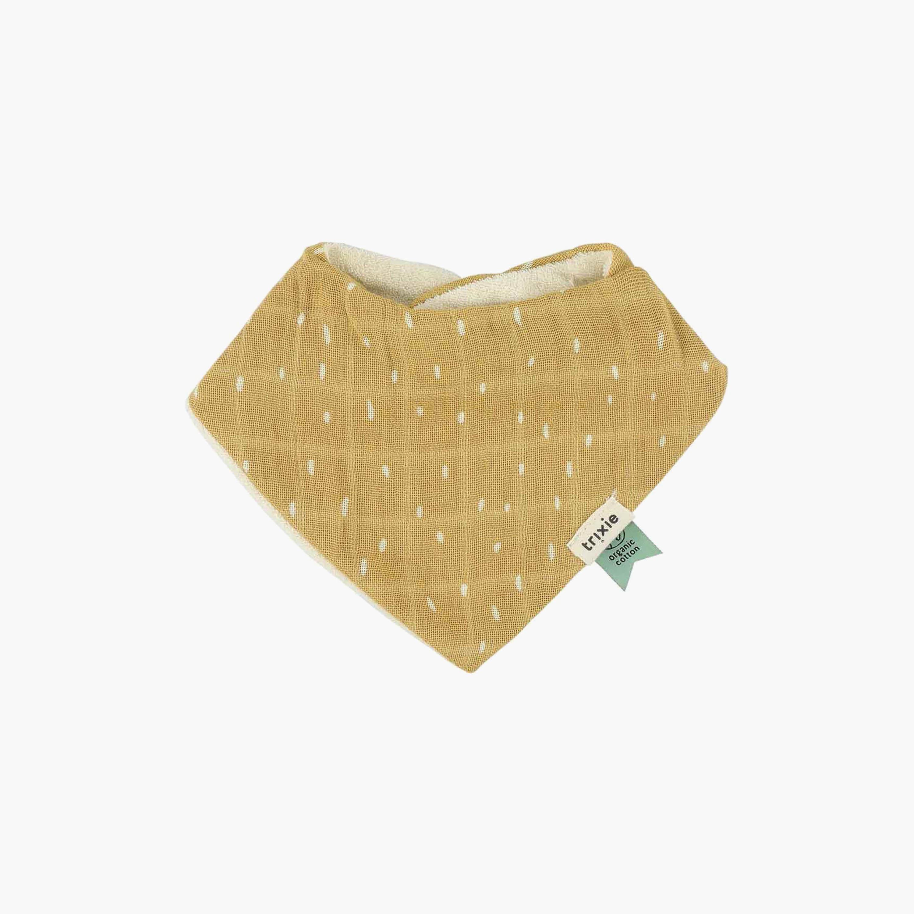 طقم مريلة أطفال باندانا قطن عضوي 3 قطع من تريكسي-baby-feeding-bibs-image-4