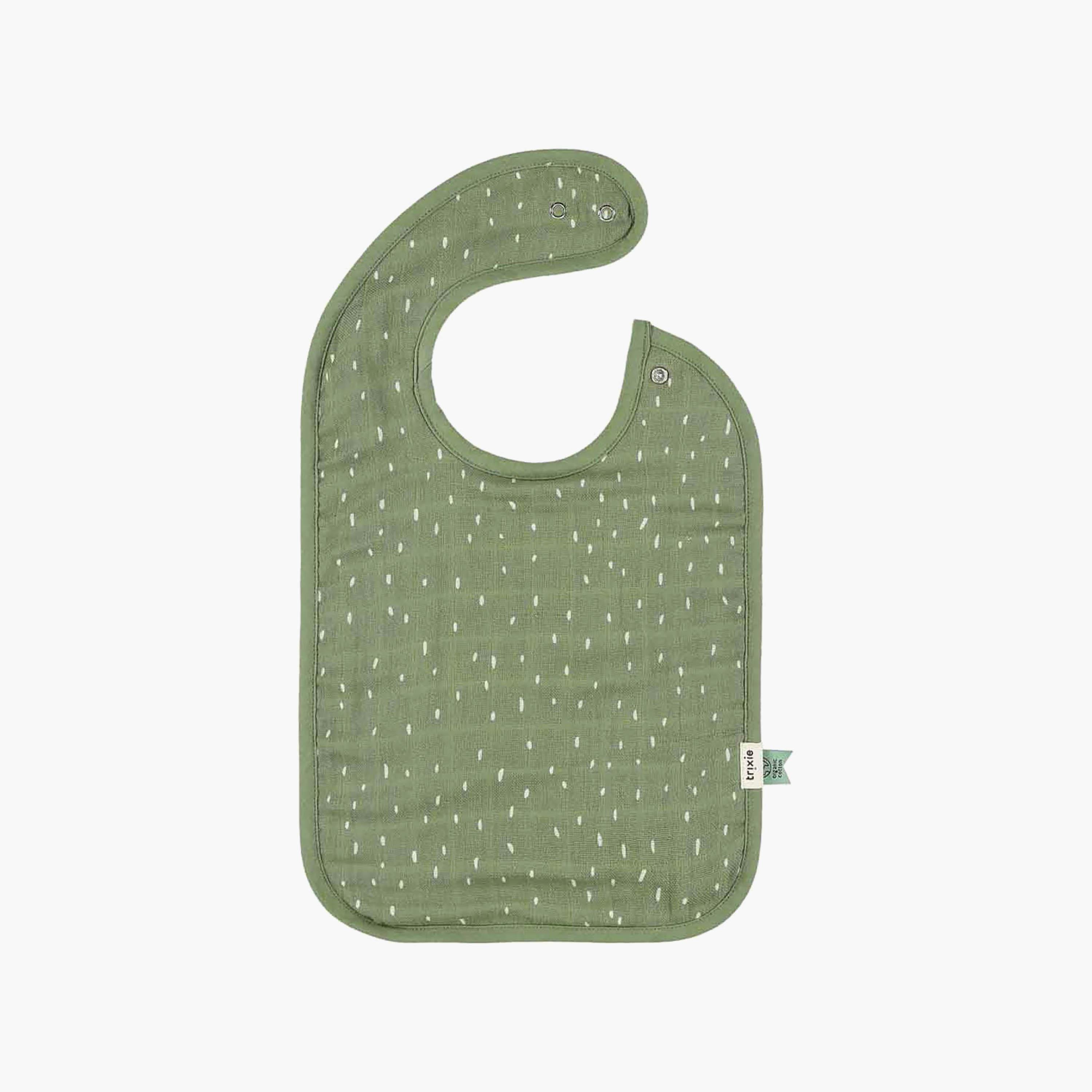 Trixie 3-Piece Daring Dino Organic Cotton Bib-baby-feeding-bibs-image-3