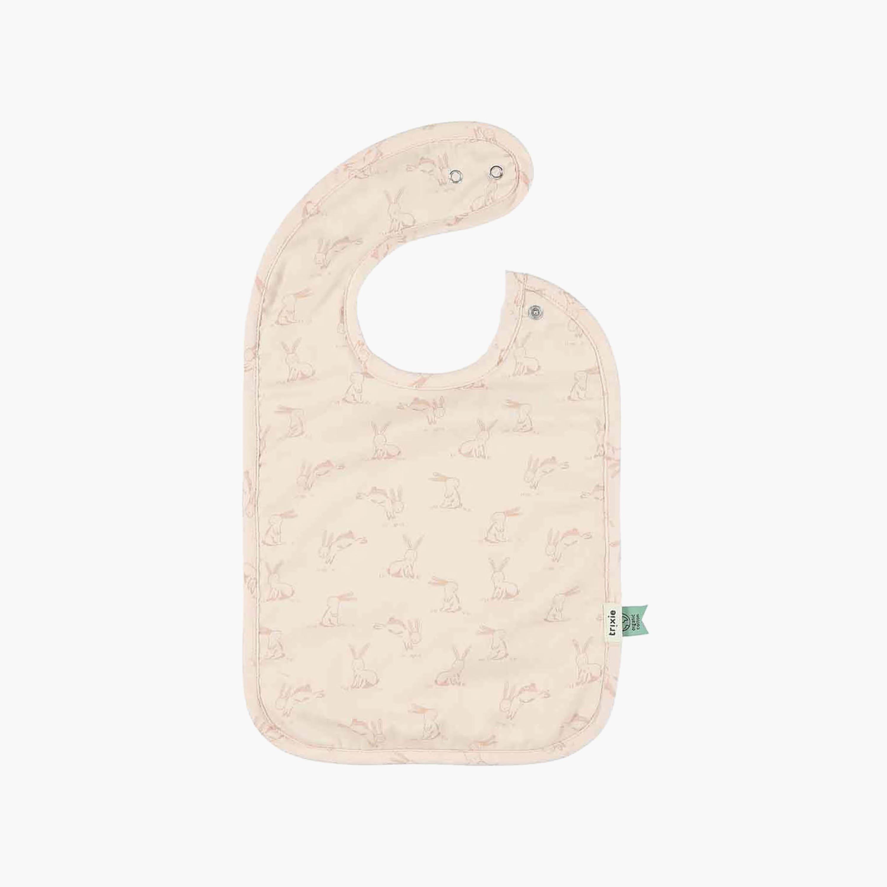 طقم مريلة أطفال قطن عضوي بتصميم روزي رابيت 3 قطع من تريكسي-baby-feeding-bibs-image-2