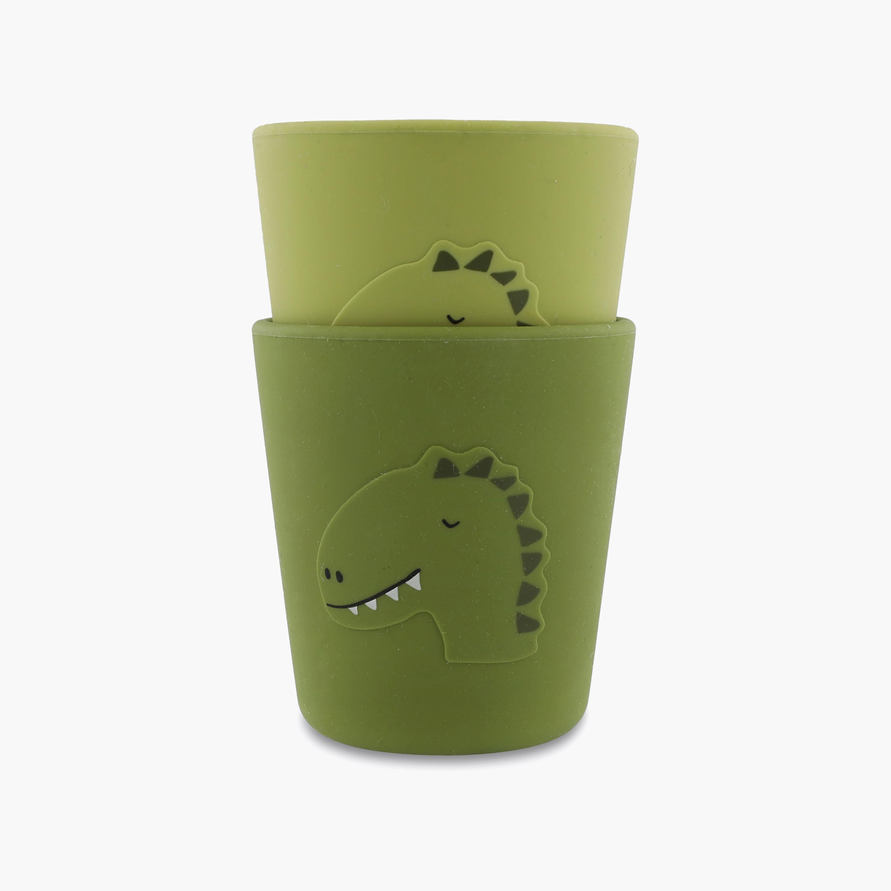 Trixie 2-Piece Mr. Dino Silicone Drinking Cup-baby-feeding-mealtimeessentials-image-2