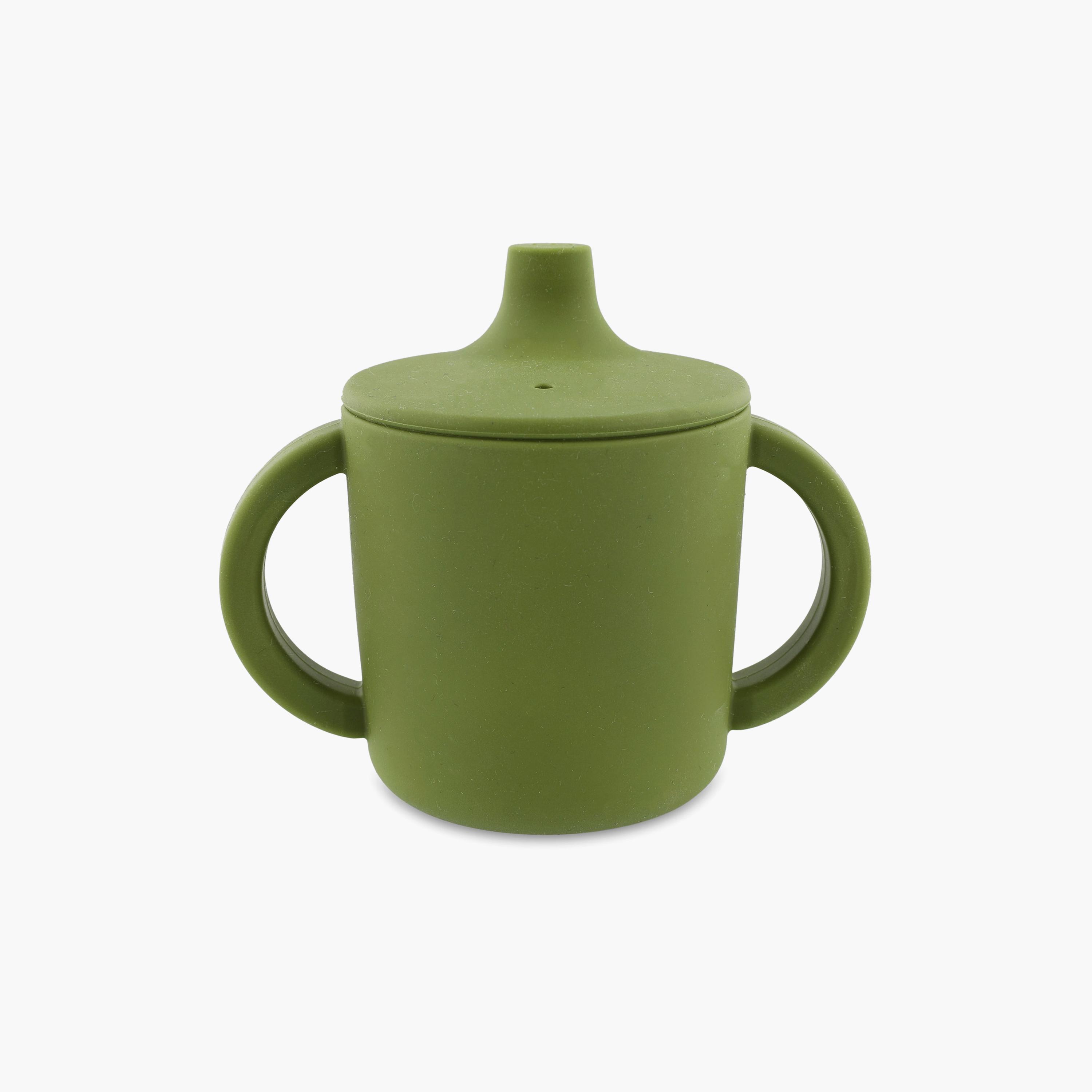 Trixie Mr. Dino Silicone Sippy Cup with Handles - 200 ml-baby-feeding-mealtimeessentials-image-2