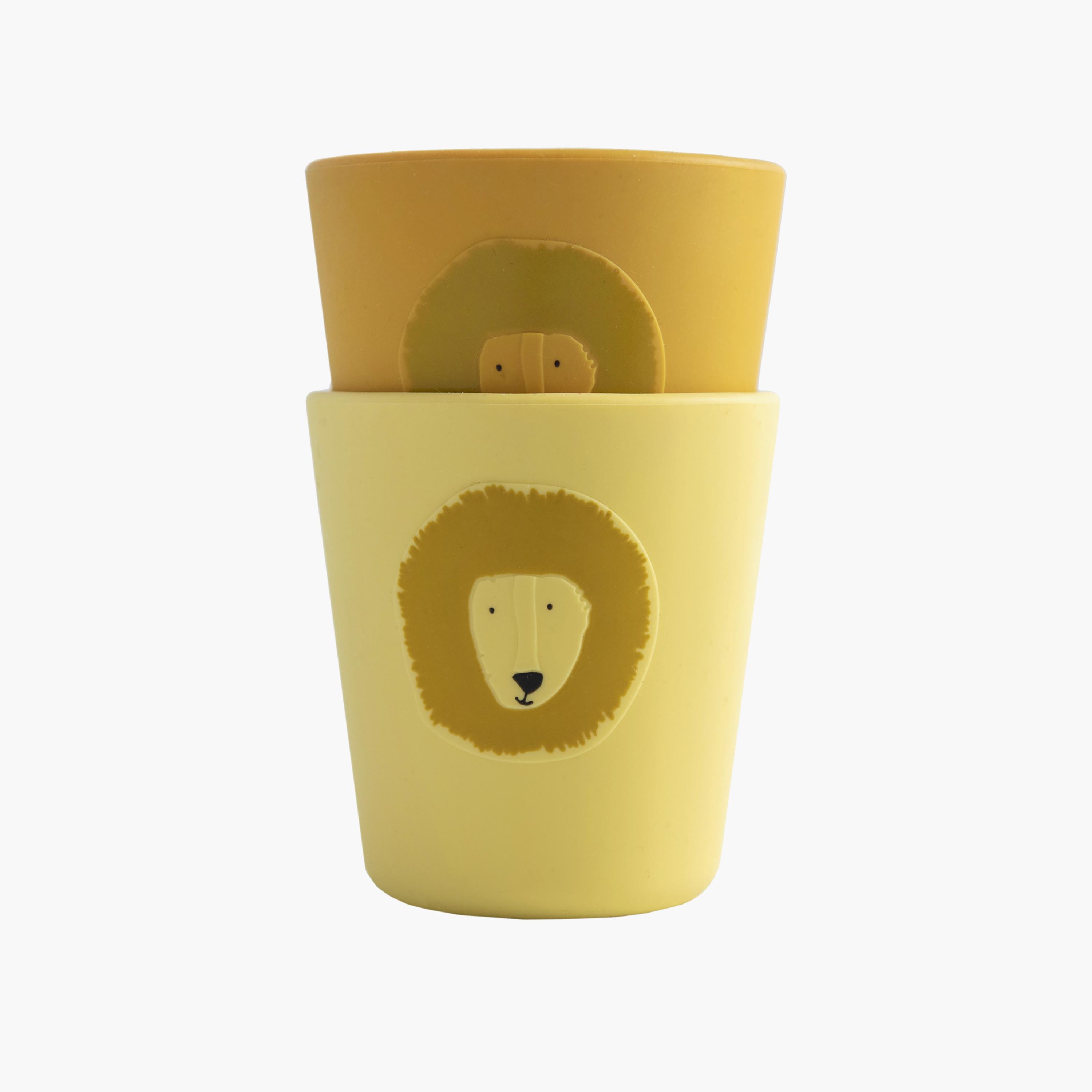 Trixie 2-Piece Mr. Lion Silicone Drinking Cup-baby-feeding-mealtimeessentials-image-1