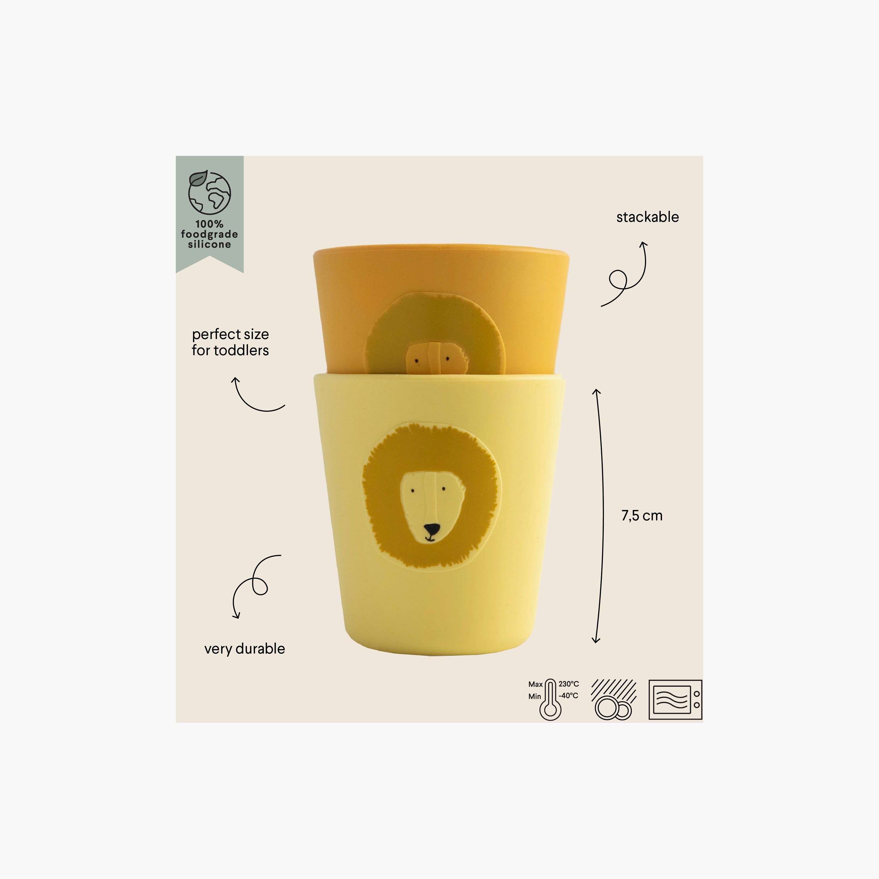 Trixie 2-Piece Mr. Lion Silicone Drinking Cup-baby-feeding-mealtimeessentials-image-3