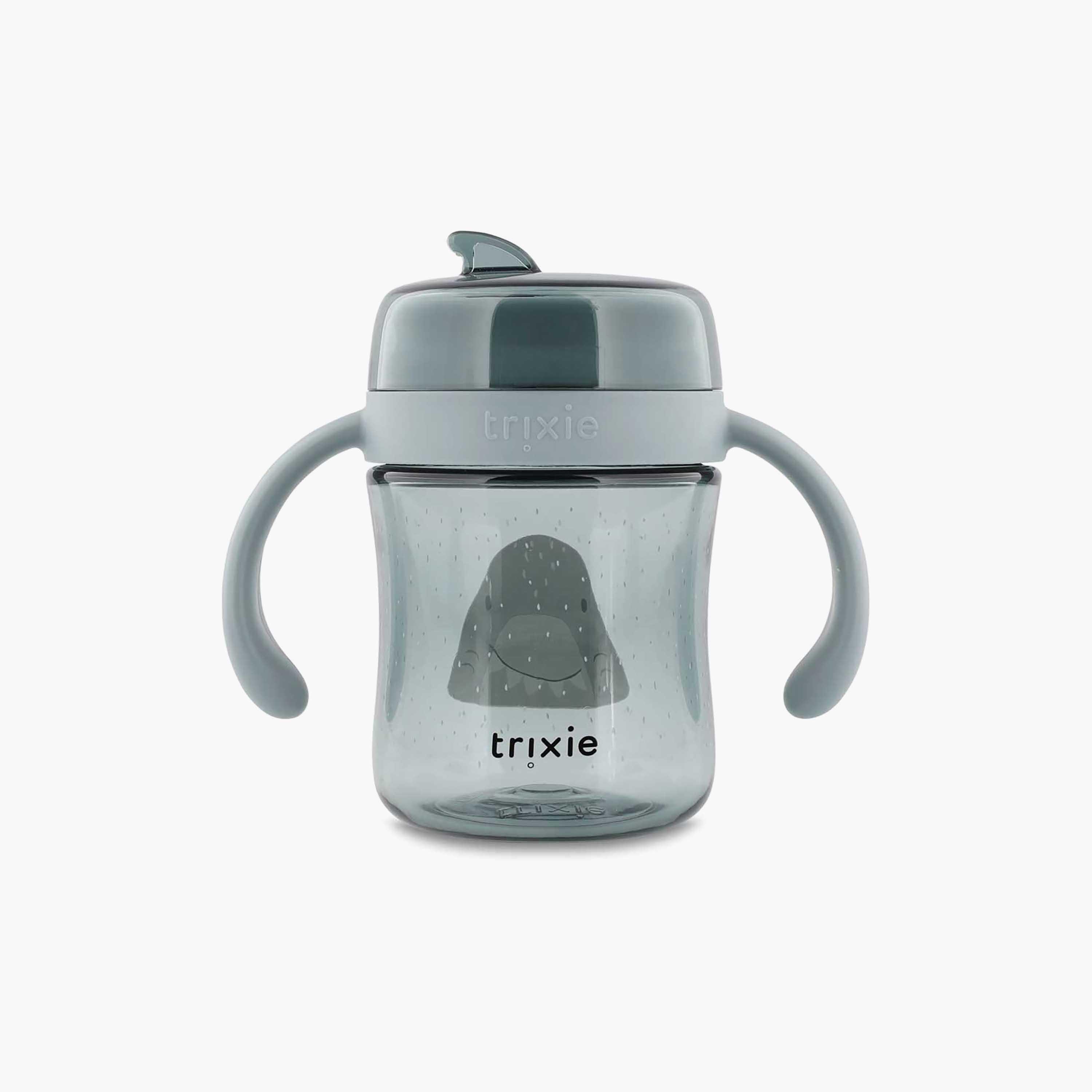 كوب تعليم الشرب 360 درجة مع مقابض برسومات مستر شارك من تريكسي - 240 مل-baby-feeding-mealtimeessentials-image-2