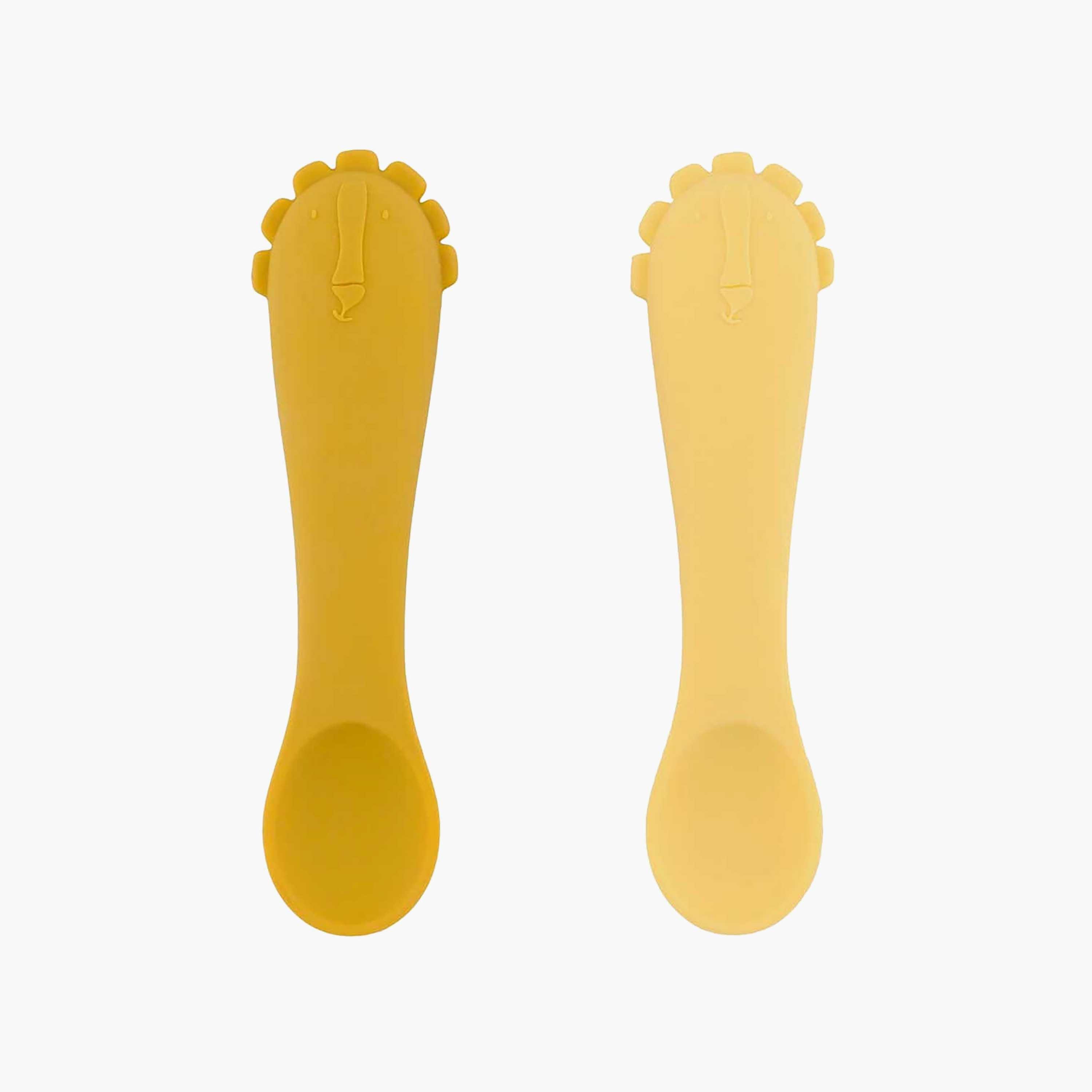 طقم ملاعق تغذية سيليكون أولى للرضع برسومات مستر لاين قطعتين من تريكسي-baby-feeding-mealtimeessentials-image-1