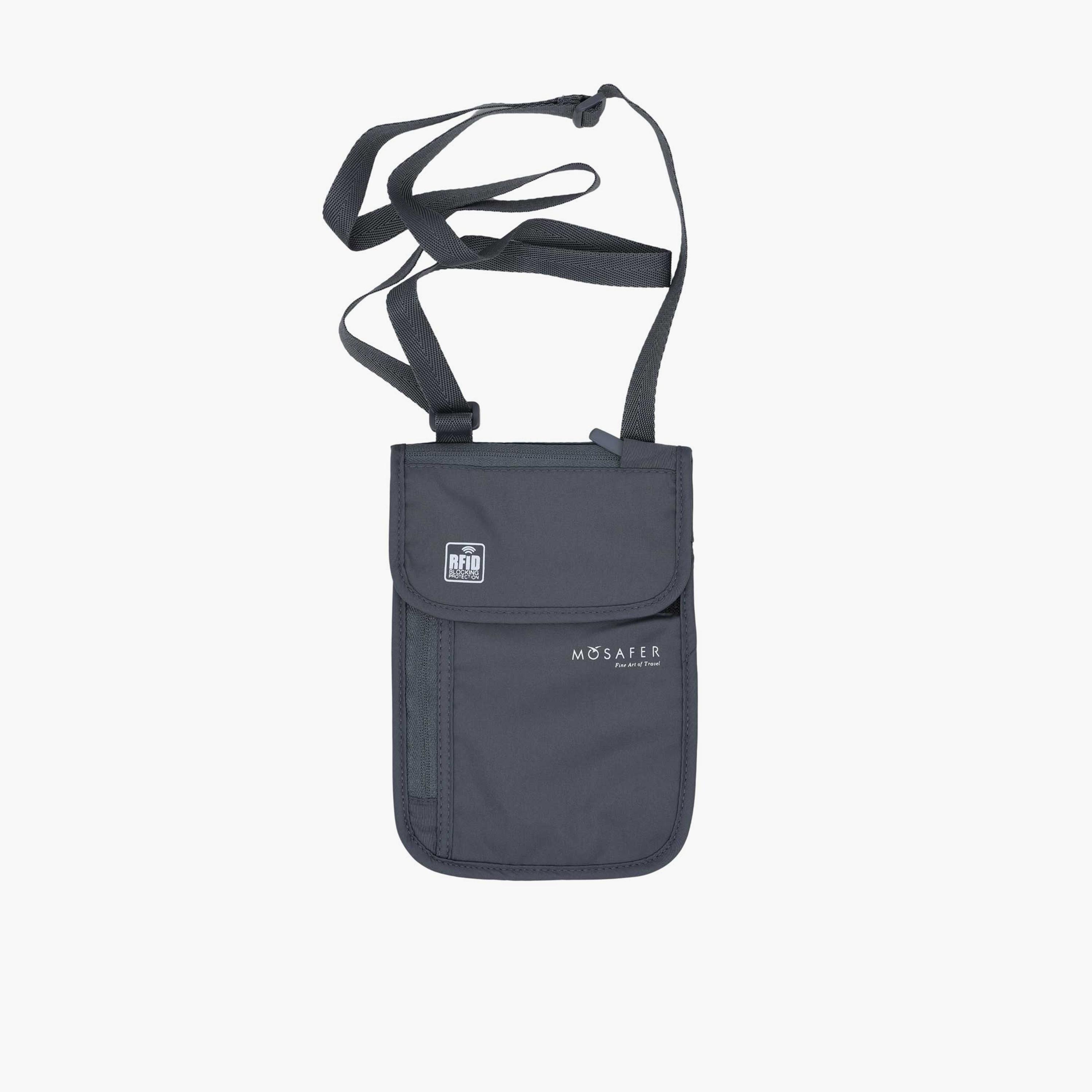 Mosafer Pouch with Zipper Closure and Adjustable Strap | 19 X 13 CM-women-bagsandwallets-handbags-image-1
