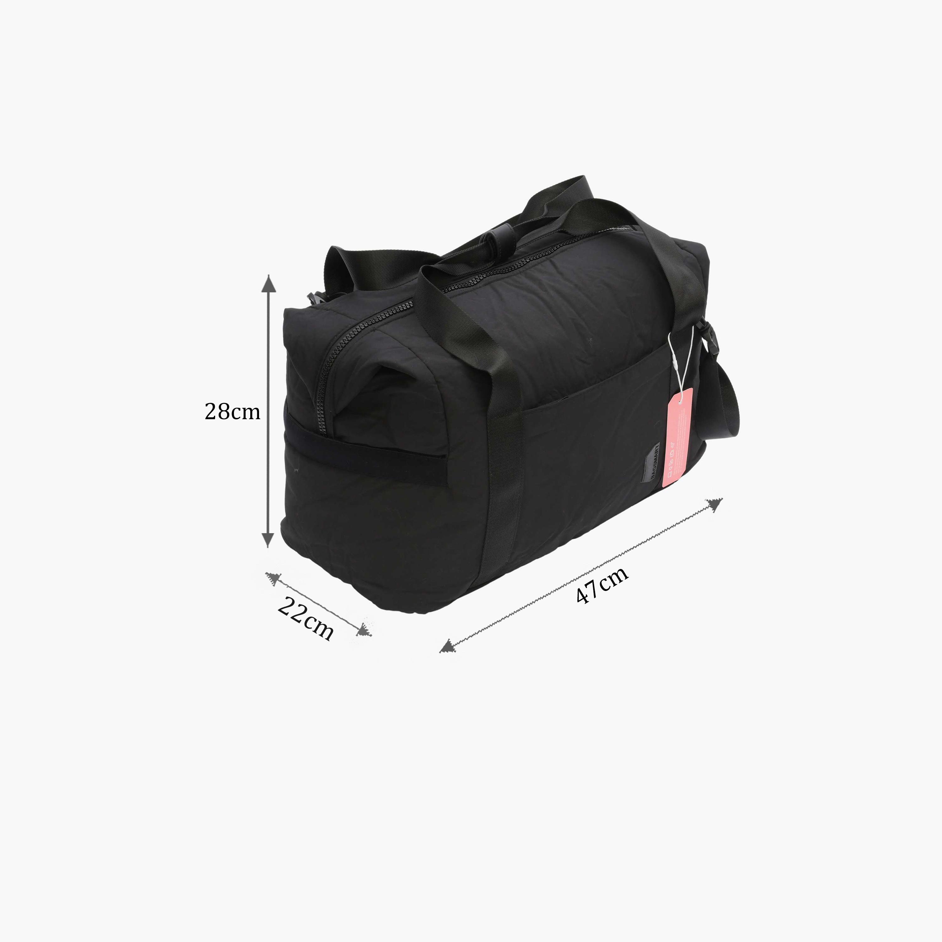 مسافر - شنطة سفر باغ سمارت متينة بمقبضين وسحاب إغلاق وحزام قابل للفصل | 47 × 28 × 22 سم-travel-luggagesandbags-dufflebags-image-2