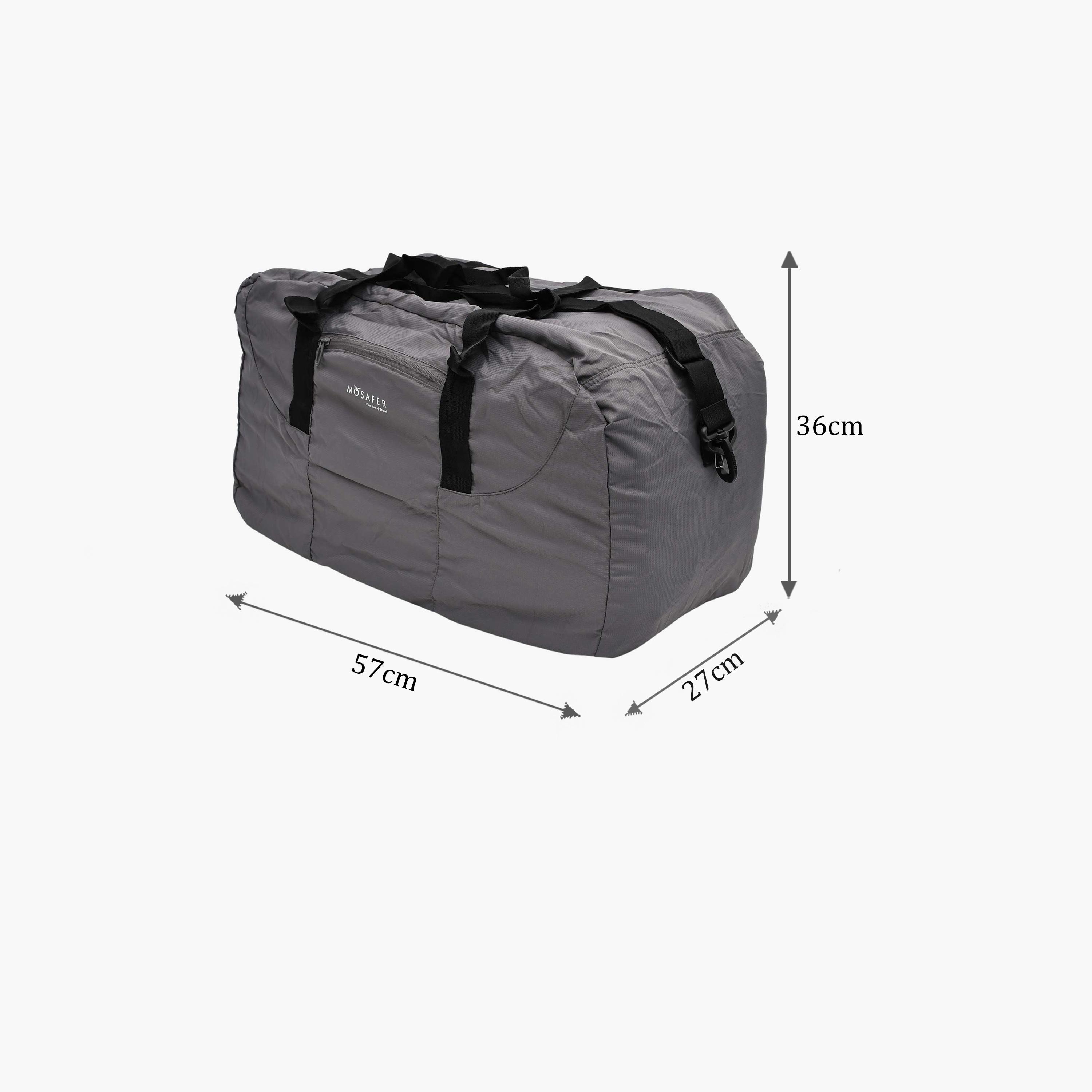 Mosafer Solid Duffle Bag with Zipper Closure | 57 X 36 X 27 CM-travel-luggagesandbags-dufflebags-image-2