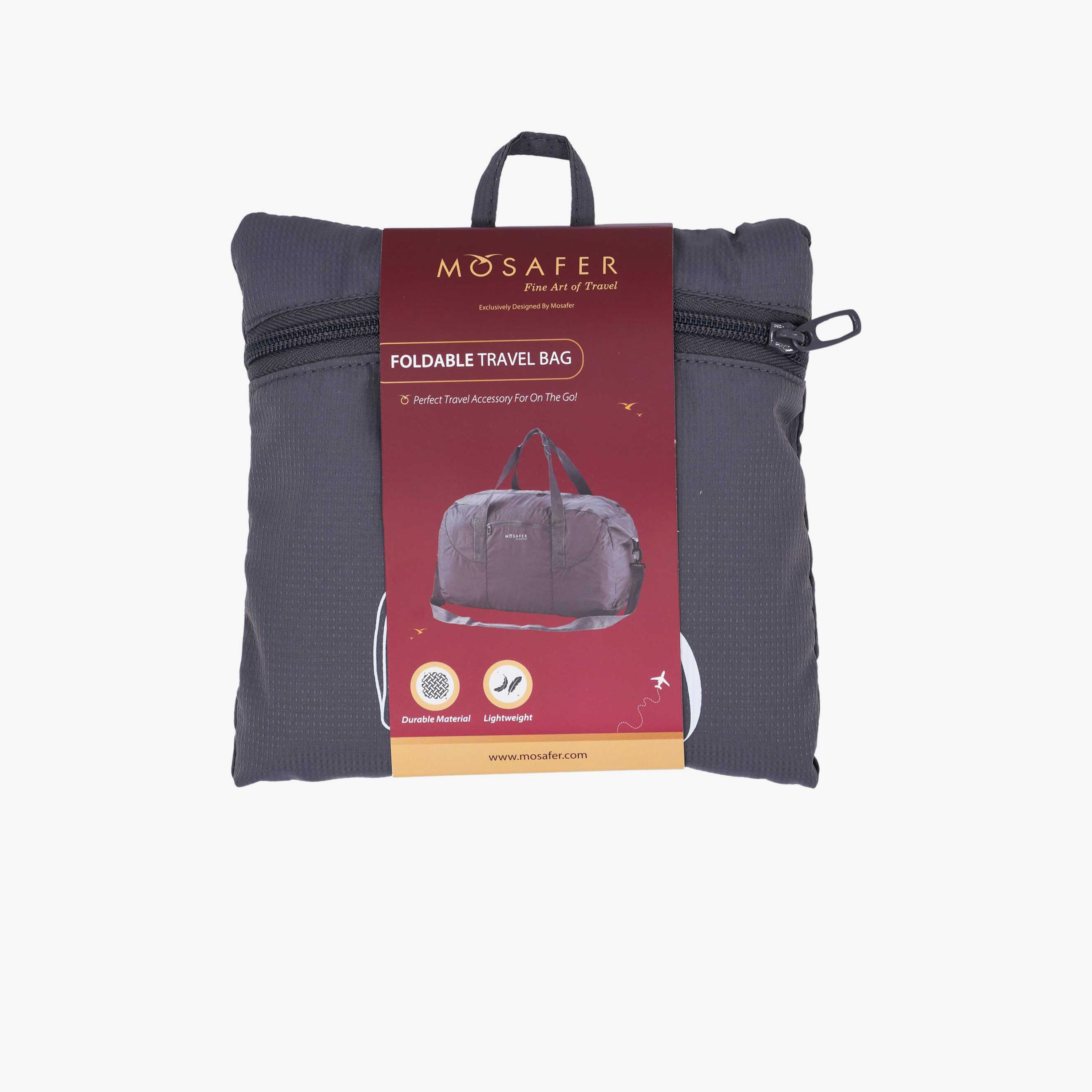 Mosafer Solid Duffle Bag with Zipper Closure | 57 X 36 X 27 CM-travel-luggagesandbags-dufflebags-image-6