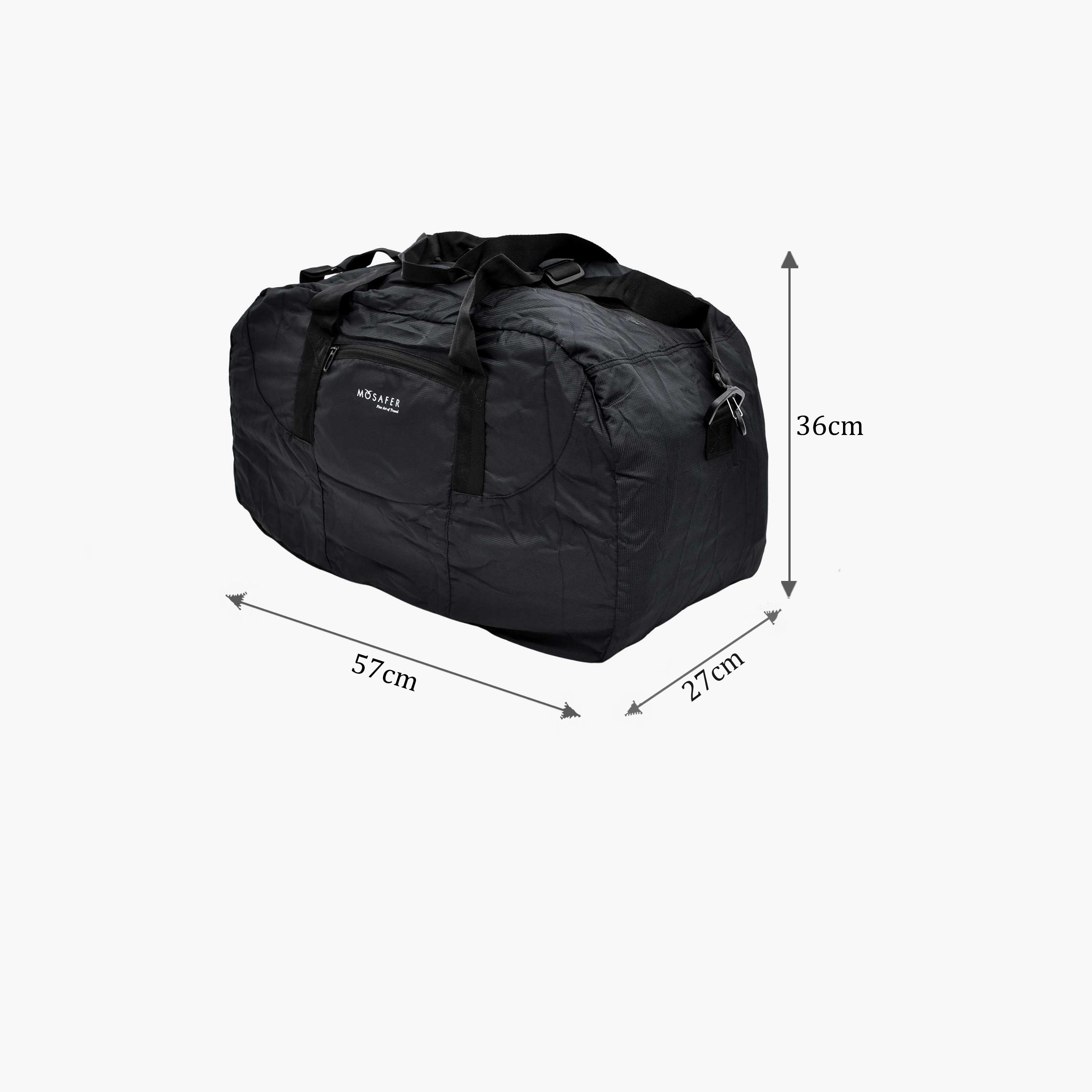 Mosafer Solid Duffle Bag with Zipper Closure | 57 X 36 X 27 CM-travel-luggagesandbags-dufflebags-image-2