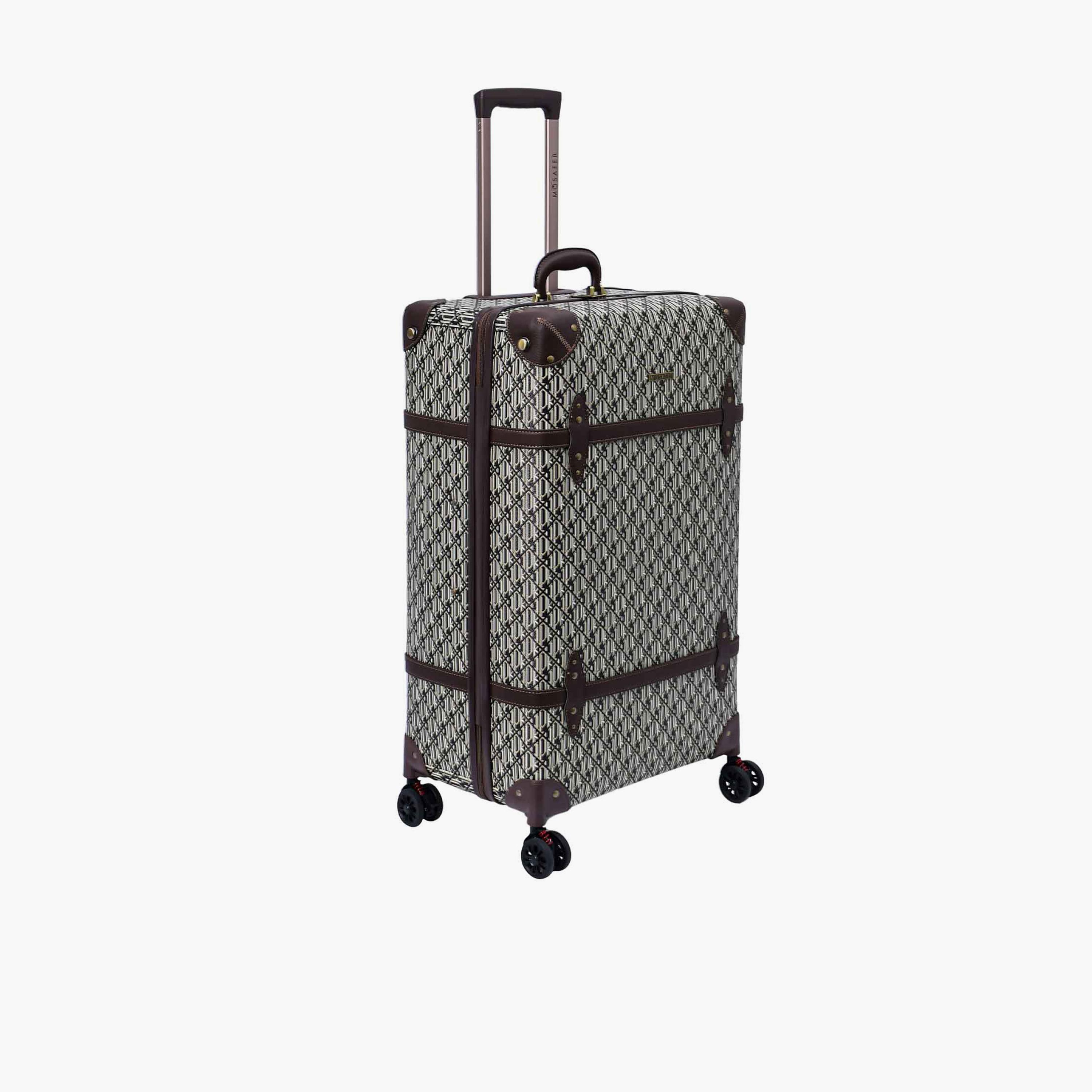 Mosafer New Vintage 72 CM Large Check-in Plastic Hard Sided 4-Wheeler Spinner Trolley Bag with TSA Lock-travel-luggagesandbags-luggage-image-5