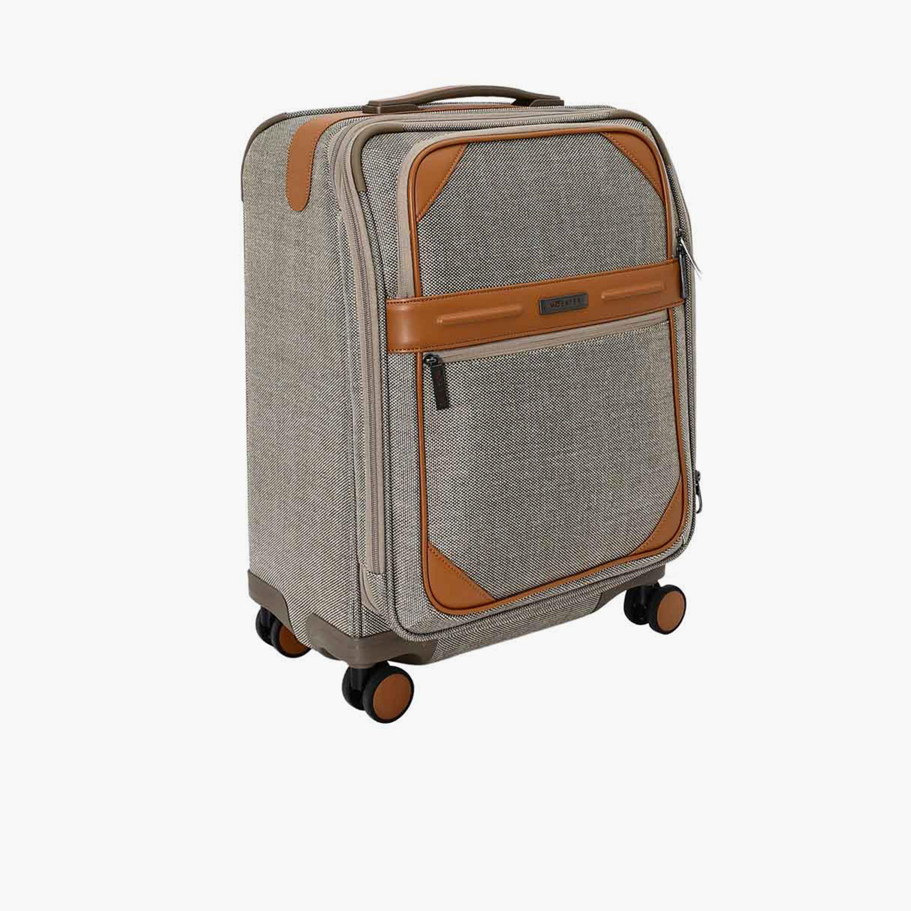 Mosafer Elegant 56 CM Small Cabin Polyester Soft Sided 4-Wheeler Spinner Trolley Bag with TSA Lock-travel-luggagesandbags-luggage-image-11