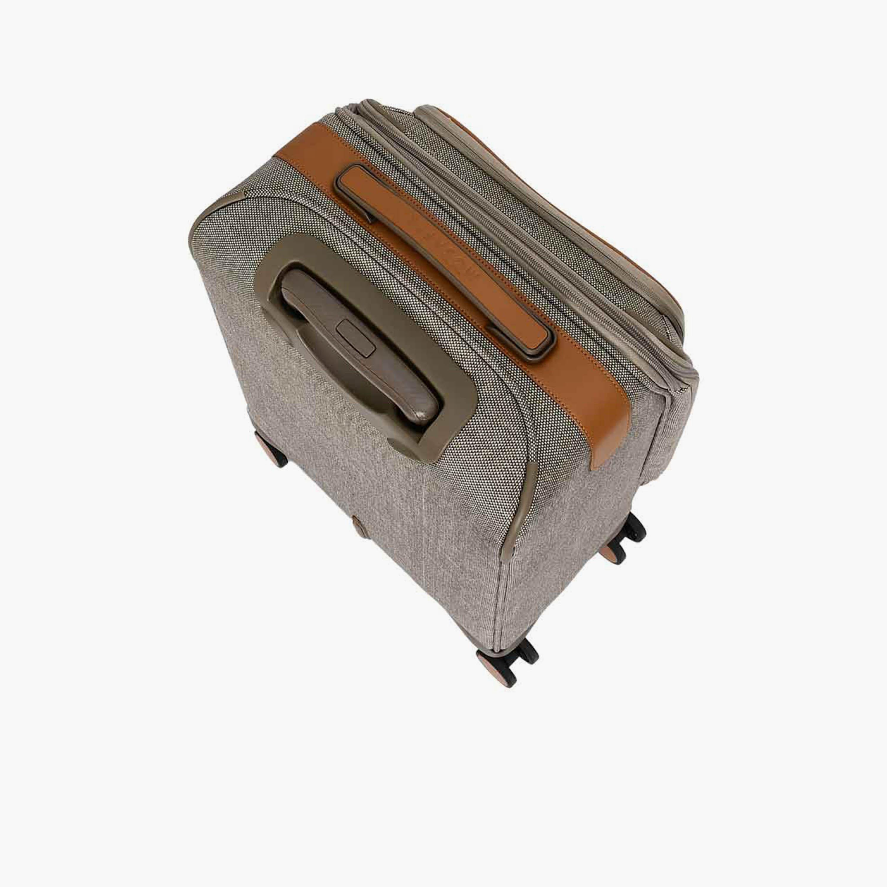 Mosafer Elegant 56 CM Small Cabin Polyester Soft Sided 4-Wheeler Spinner Trolley Bag with TSA Lock-travel-luggagesandbags-luggage-image-9
