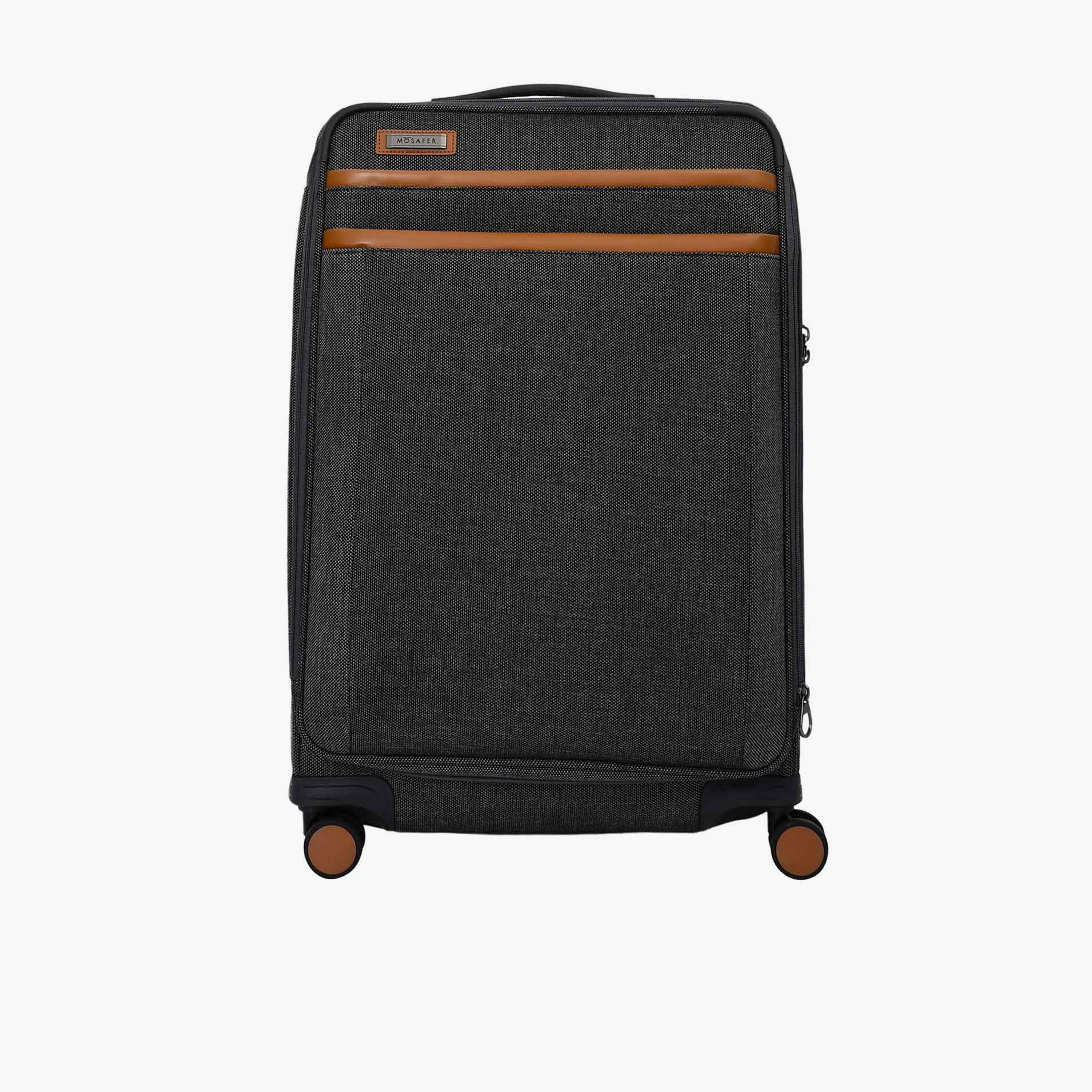 Mosafer Legacy 69 CM Medium Check-in Polyester Soft Sided 4-Wheeler Spinner Trolley Bag with TSA Lock-travel-luggagesandbags-luggage-image-10