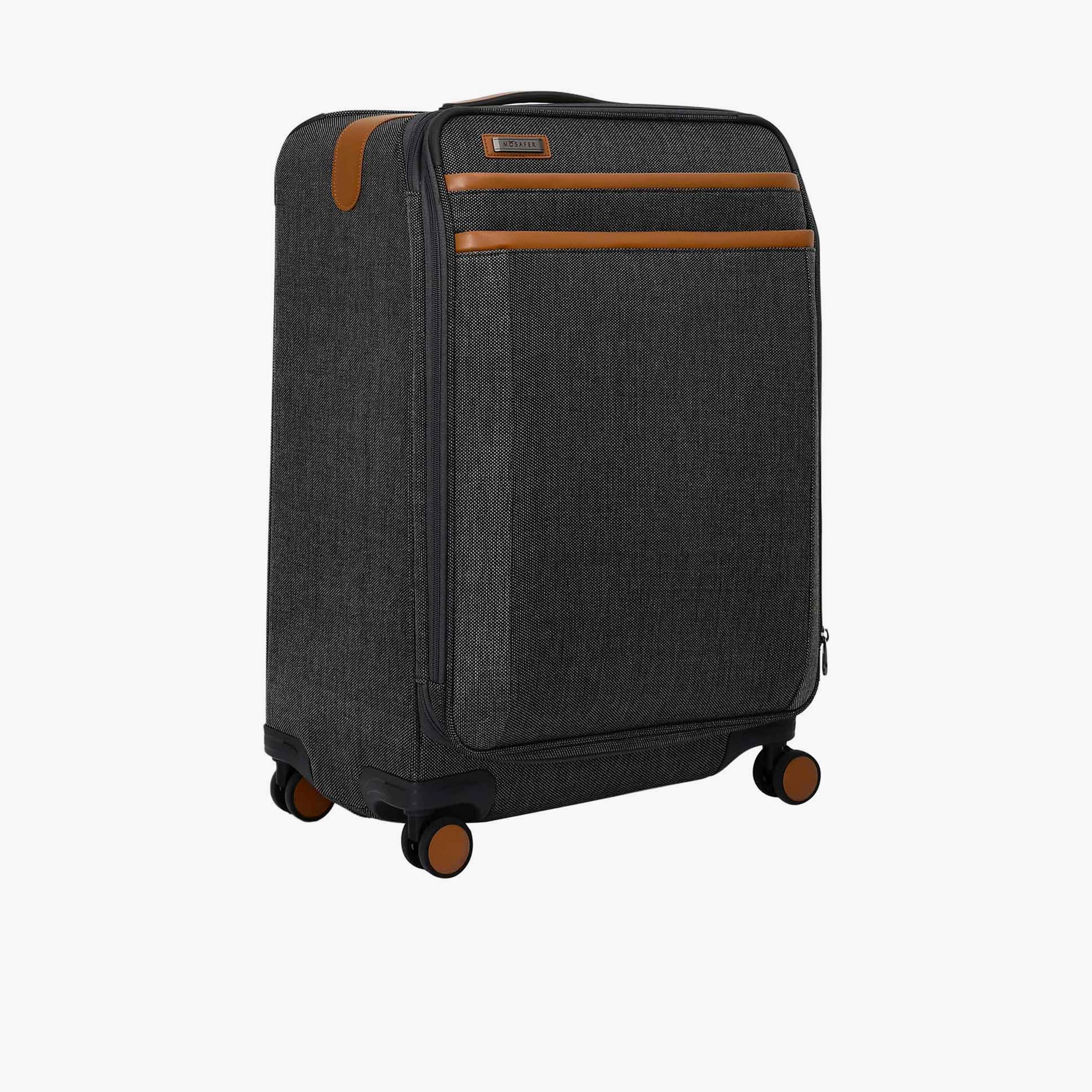 Mosafer Legacy 69 CM Medium Check-in Polyester Soft Sided 4-Wheeler Spinner Trolley Bag with TSA Lock-travel-luggagesandbags-luggage-image-11
