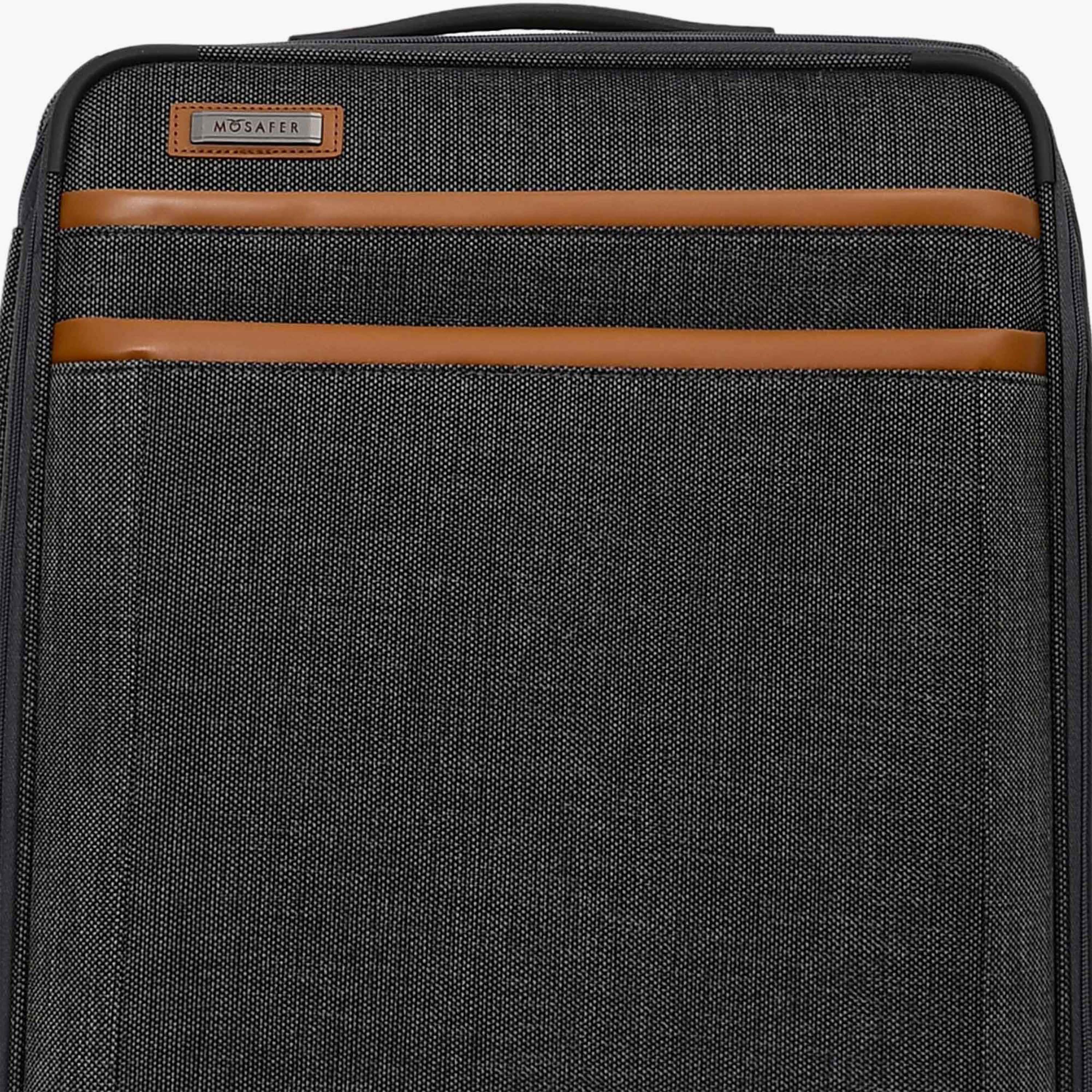 Mosafer Legacy 69 CM Medium Check-in Polyester Soft Sided 4-Wheeler Spinner Trolley Bag with TSA Lock-travel-luggagesandbags-luggage-image-14