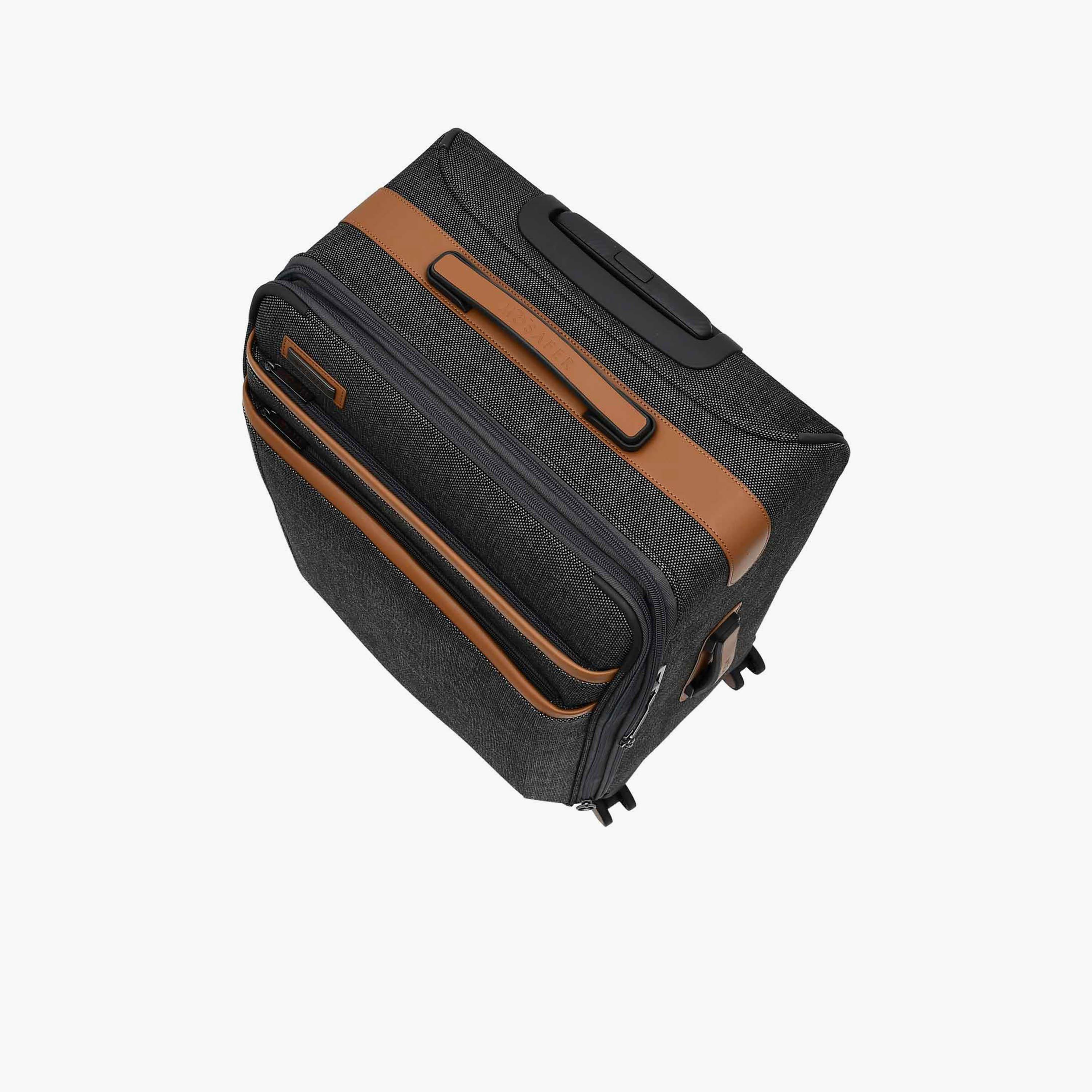 Mosafer Legacy 69 CM Medium Check-in Polyester Soft Sided 4-Wheeler Spinner Trolley Bag with TSA Lock-travel-luggagesandbags-luggage-image-9