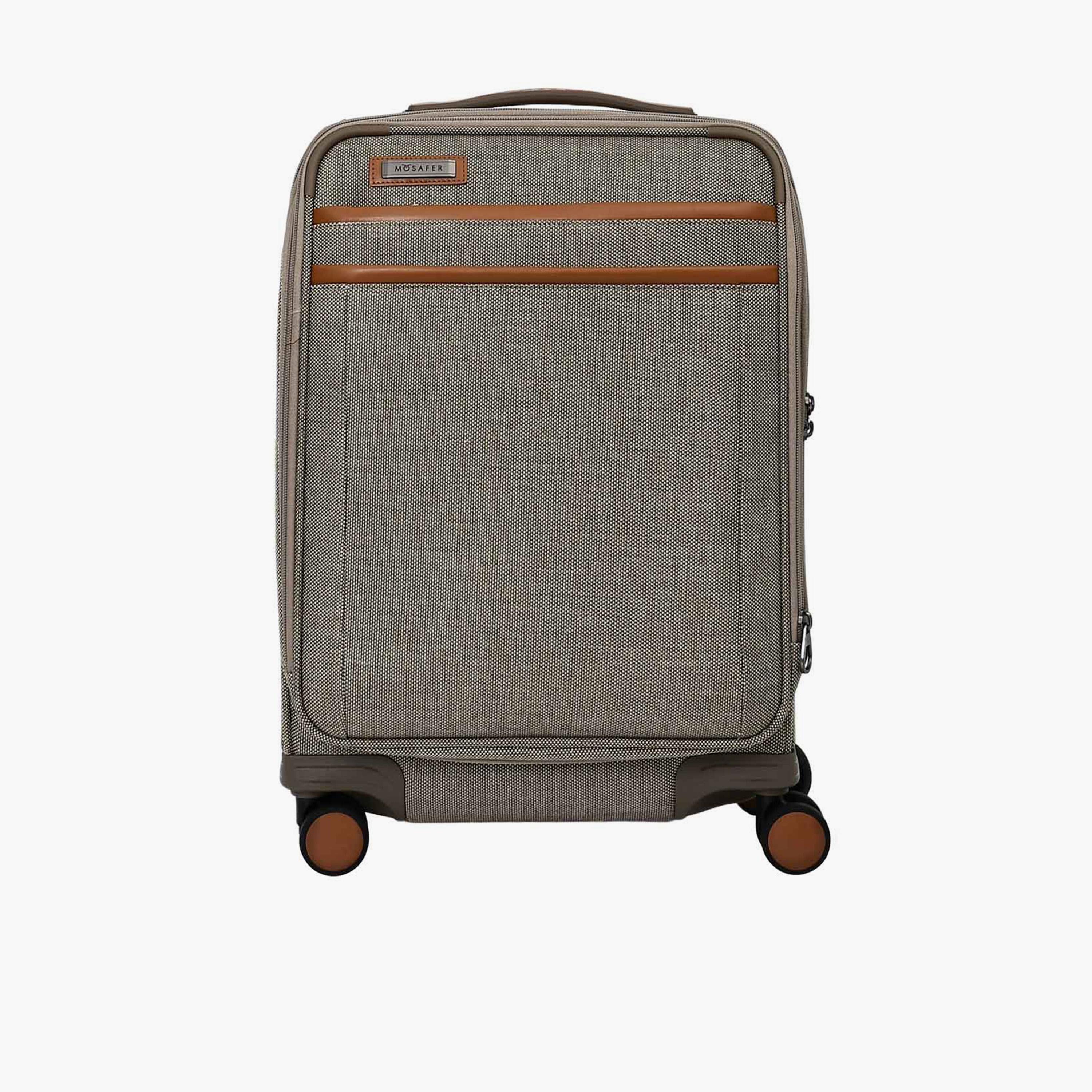 Mosafer Legacy 56 CM Small Cabin Polyester Soft Sided 4-Wheeler Spinner Trolley Bag with TSA Lock-travel-luggagesandbags-luggage-image-10
