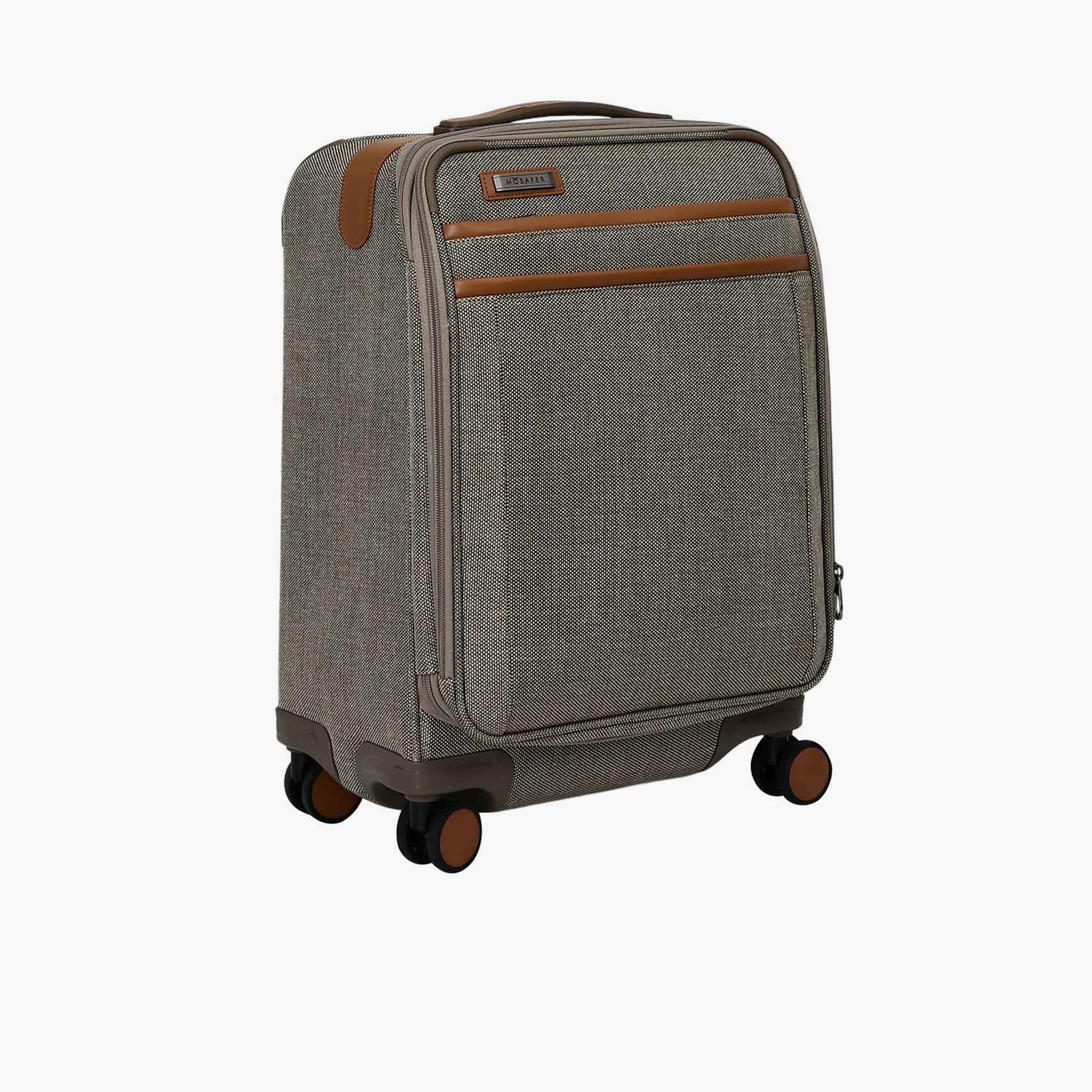 Mosafer Legacy 56 CM Small Cabin Polyester Soft Sided 4-Wheeler Spinner Trolley Bag with TSA Lock-travel-luggagesandbags-luggage-image-11
