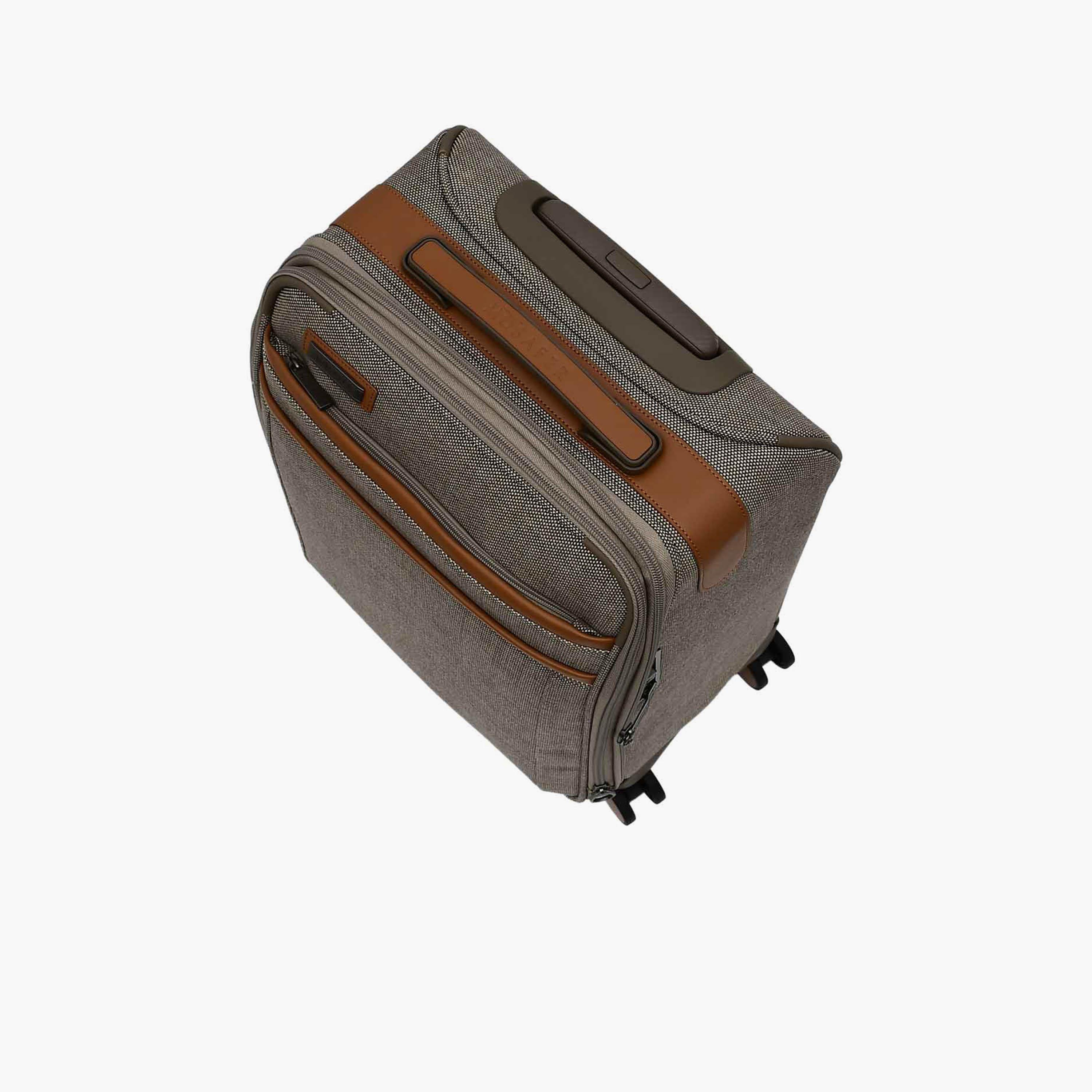 Mosafer Legacy 56 CM Small Cabin Polyester Soft Sided 4-Wheeler Spinner Trolley Bag with TSA Lock-travel-luggagesandbags-luggage-image-9