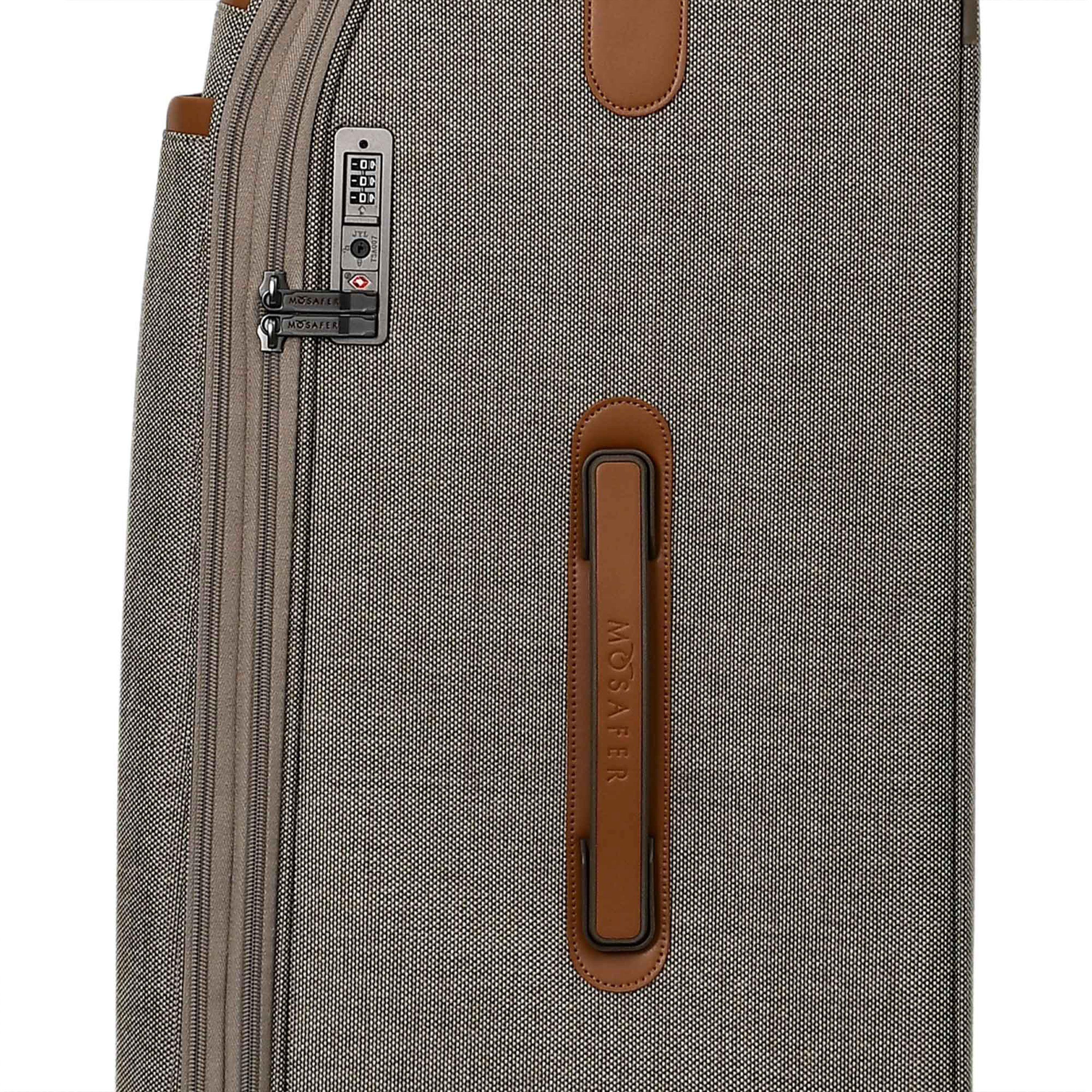 Mosafer Legacy 80 CM Large Check-in Polyester Soft Sided 4-Wheeler Spinner Trolley Bag with TSA Lock-travel-luggagesandbags-luggage-image-15
