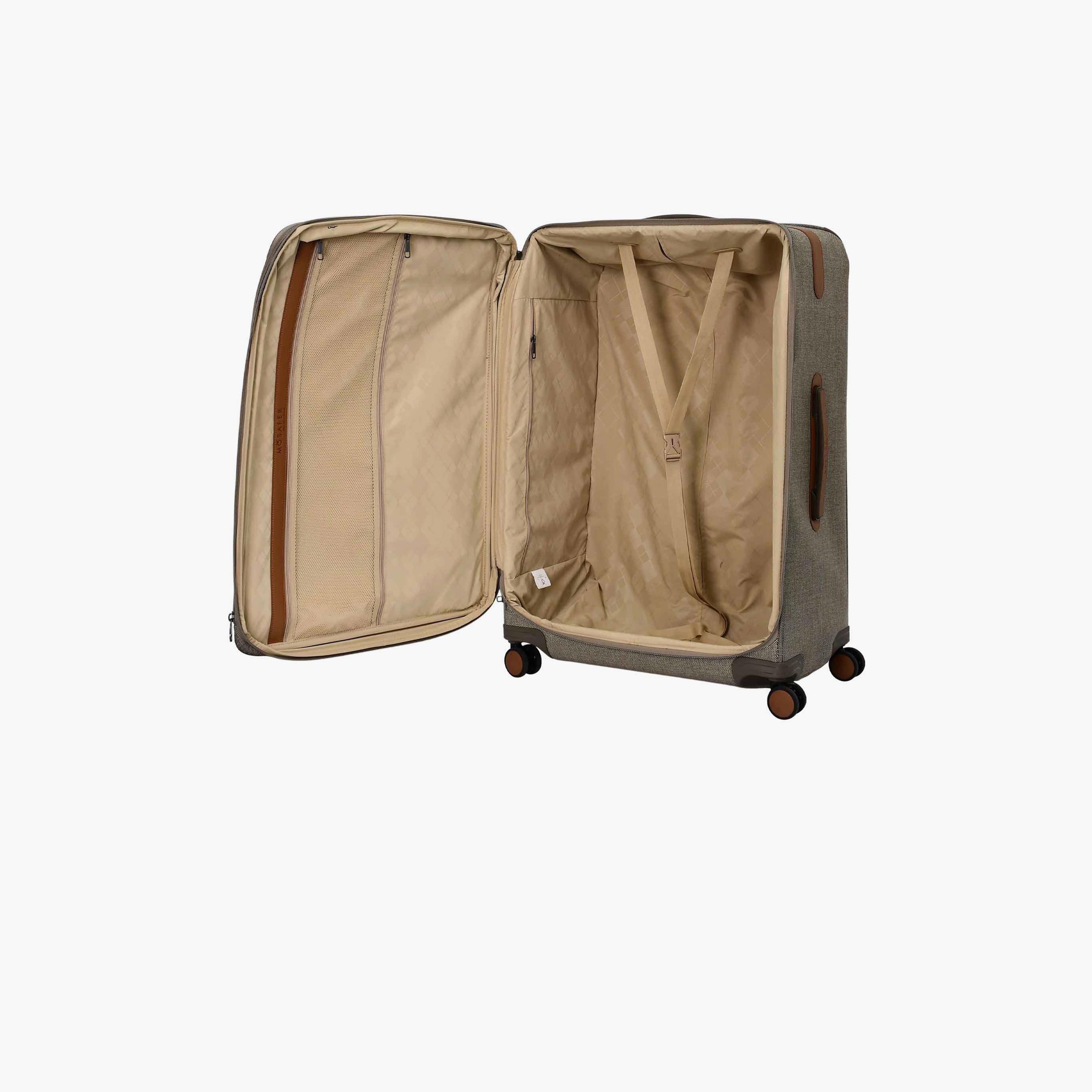 Mosafer Legacy 80 CM Large Check-in Polyester Soft Sided 4-Wheeler Spinner Trolley Bag with TSA Lock-travel-luggagesandbags-luggage-image-6